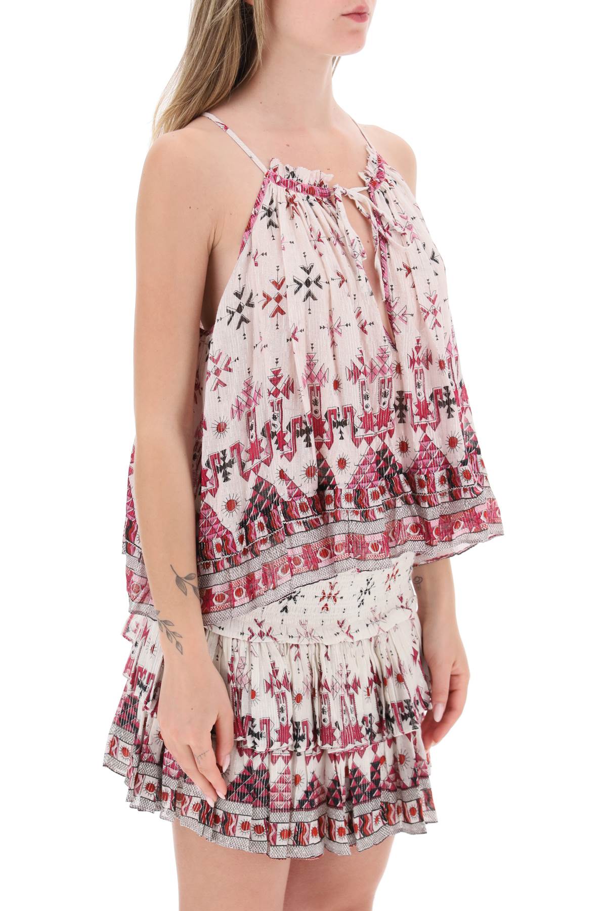 Shop Isabel Marant Étoile Fabino Top In White