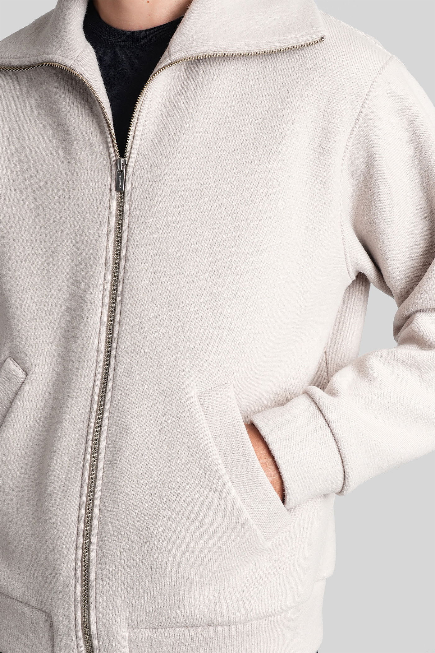 Barena Venezia Alon Casual Jacket In Grey Wool In Gray
