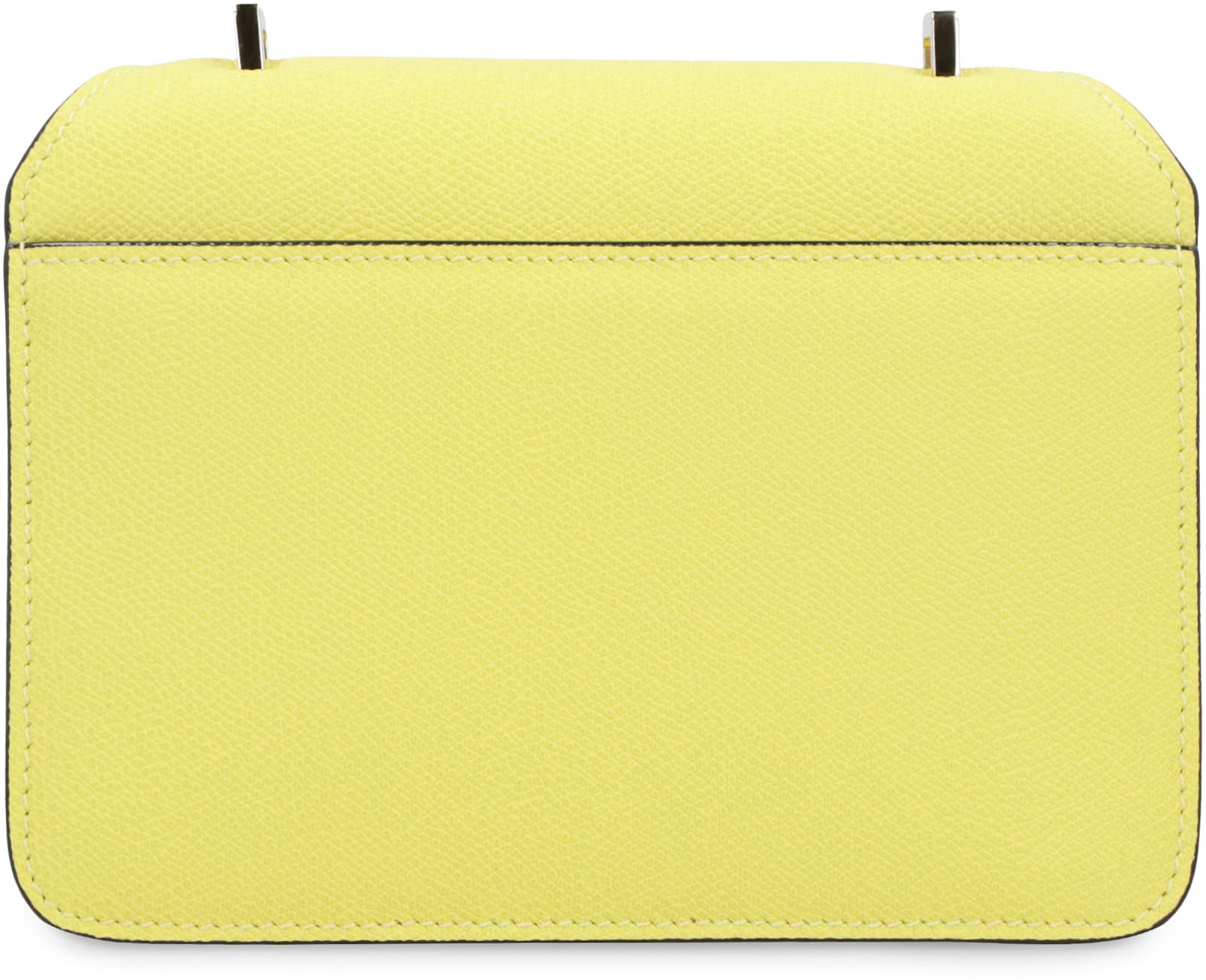 Valextra Mini Leather Crossbody Bag Nolo In Yellow