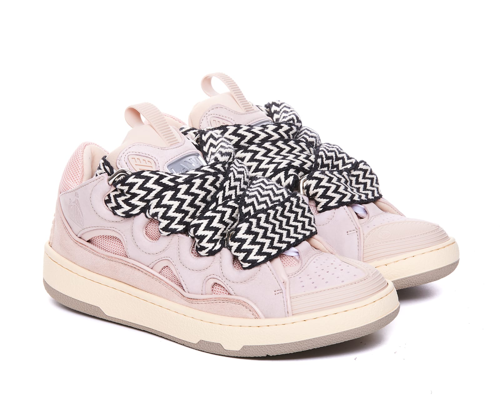 Lanvin Curb Sneakers In Pink