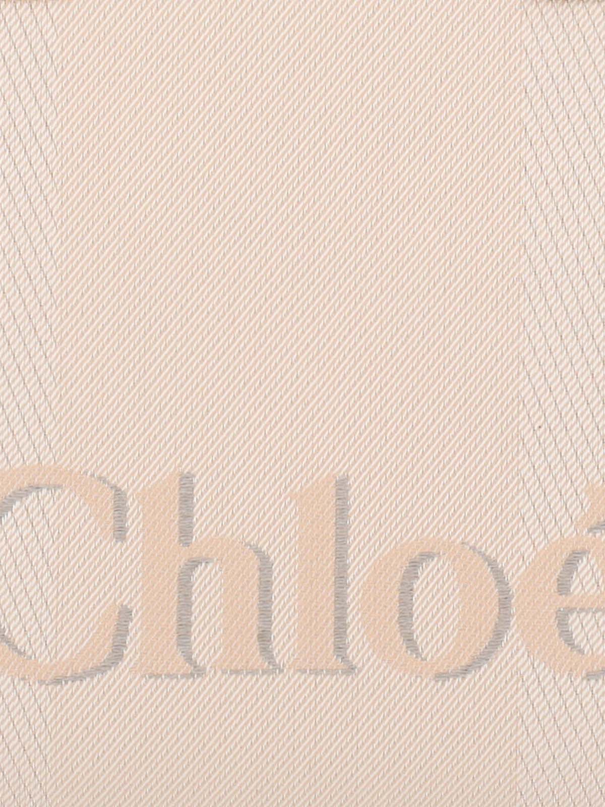 Chloé Carry Tote Bag In White