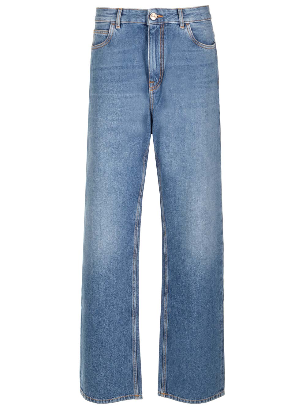 Shop Etro Straight Leg Jeans In Denim