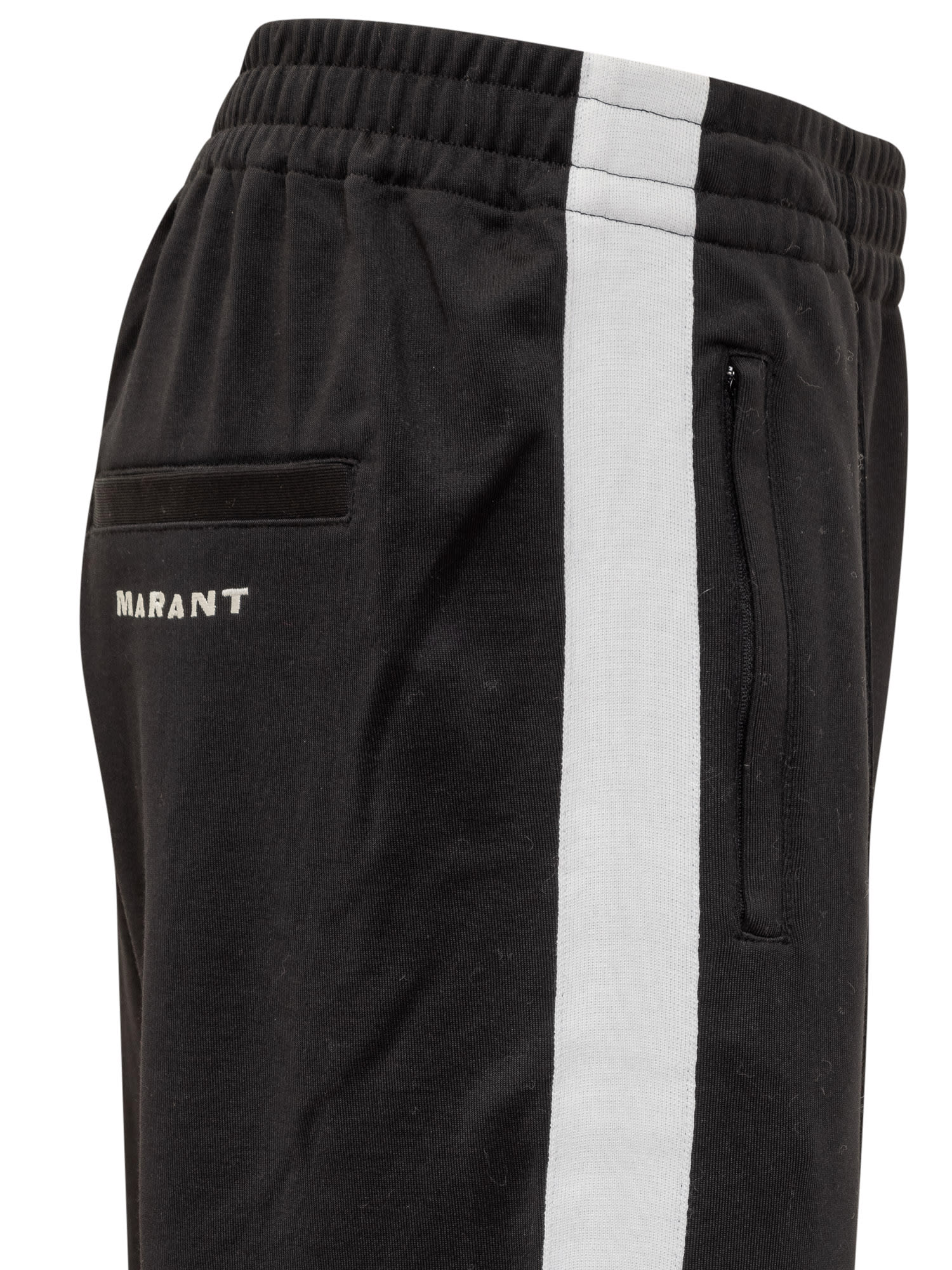 Isabel Marant Pants With Logo In Black