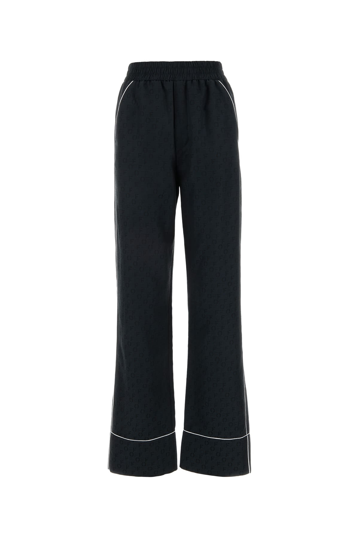 Shop Off-white Pantalone In Blackblack