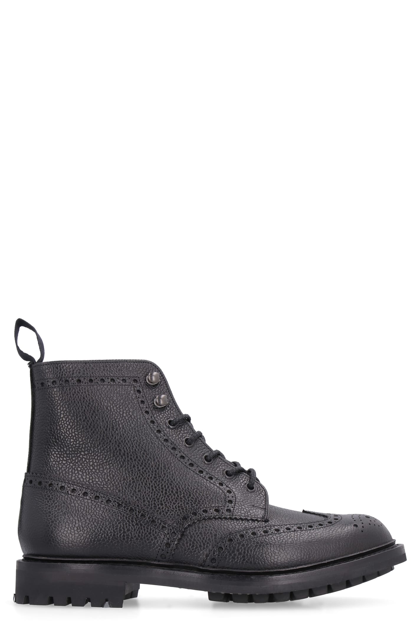 Churchs Mc Farlane 2 Pebbled Leather Boots With Brogues