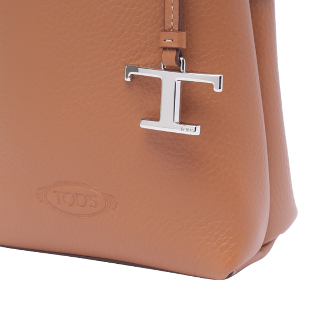 Shop Tod's Micro Tods Handbag In Brown