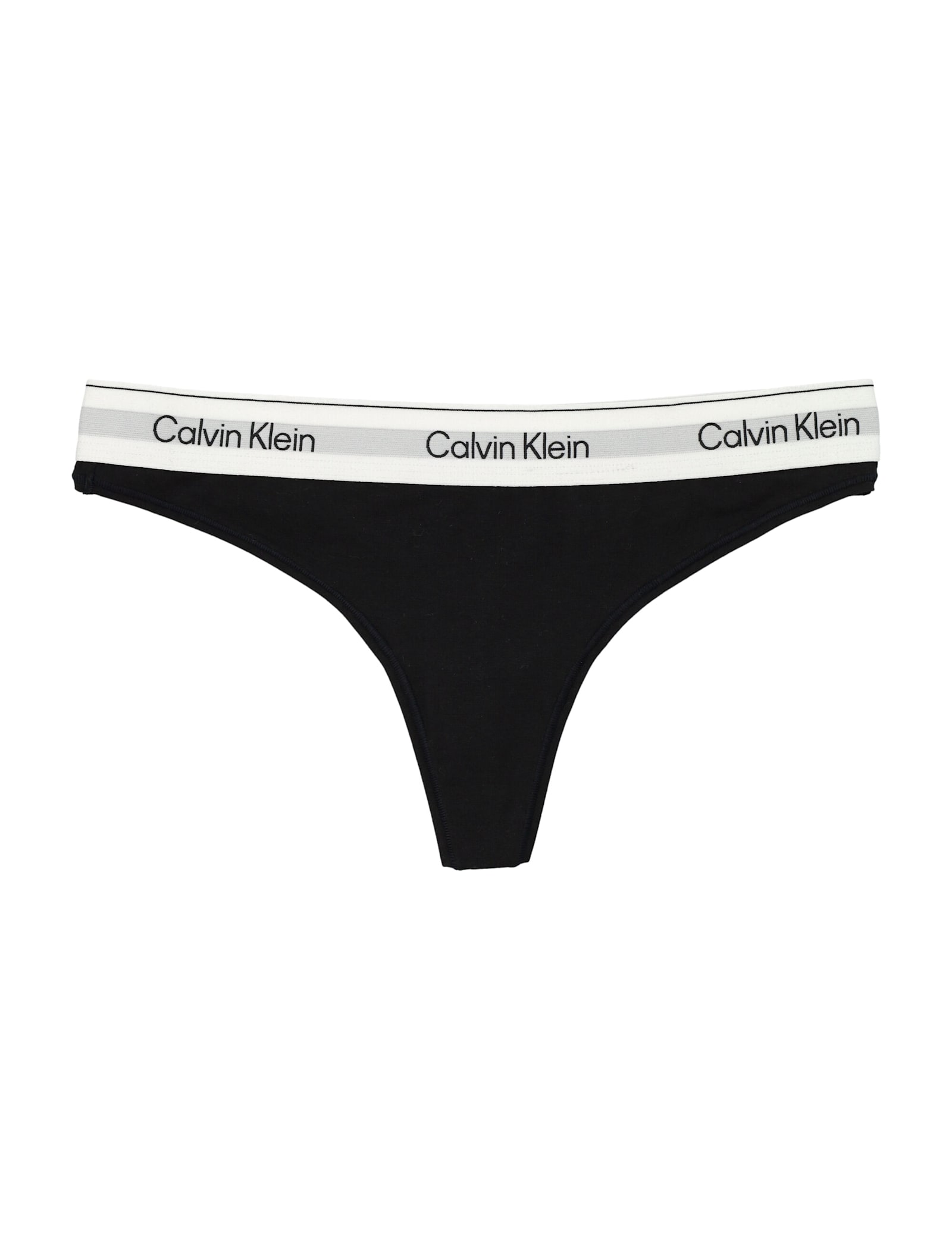 Calvin Klein Icon Cotton Modal Thong In Black