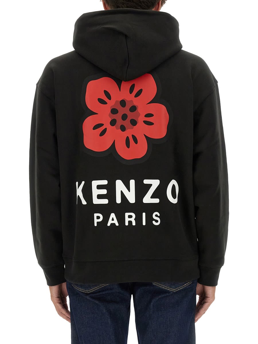 Shop Kenzo Hoodie In Black