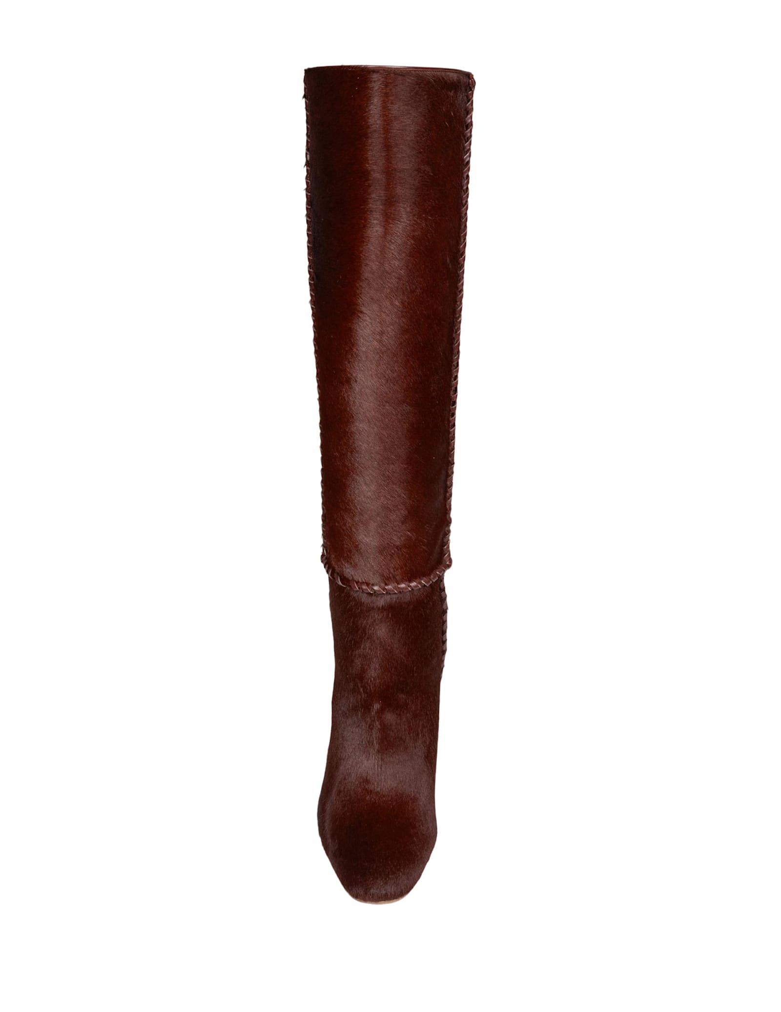 Aquazzura Indy 85 Ponyskin Boot, Brown In Brown