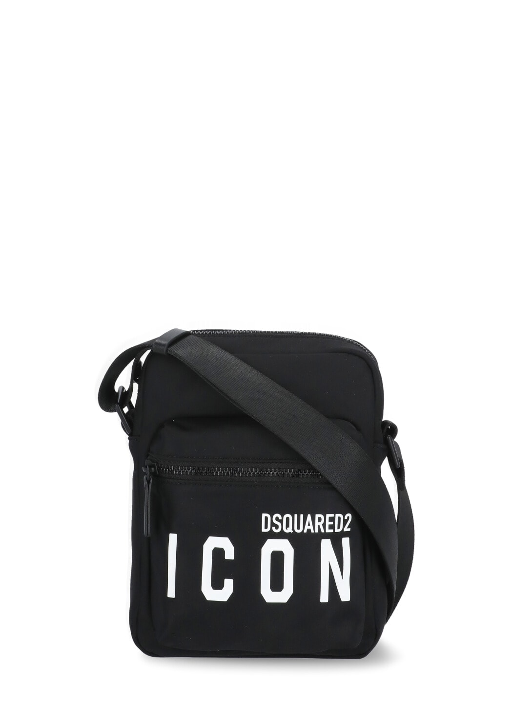 Shop Dsquared2 Icon Shoulder Bag In Black