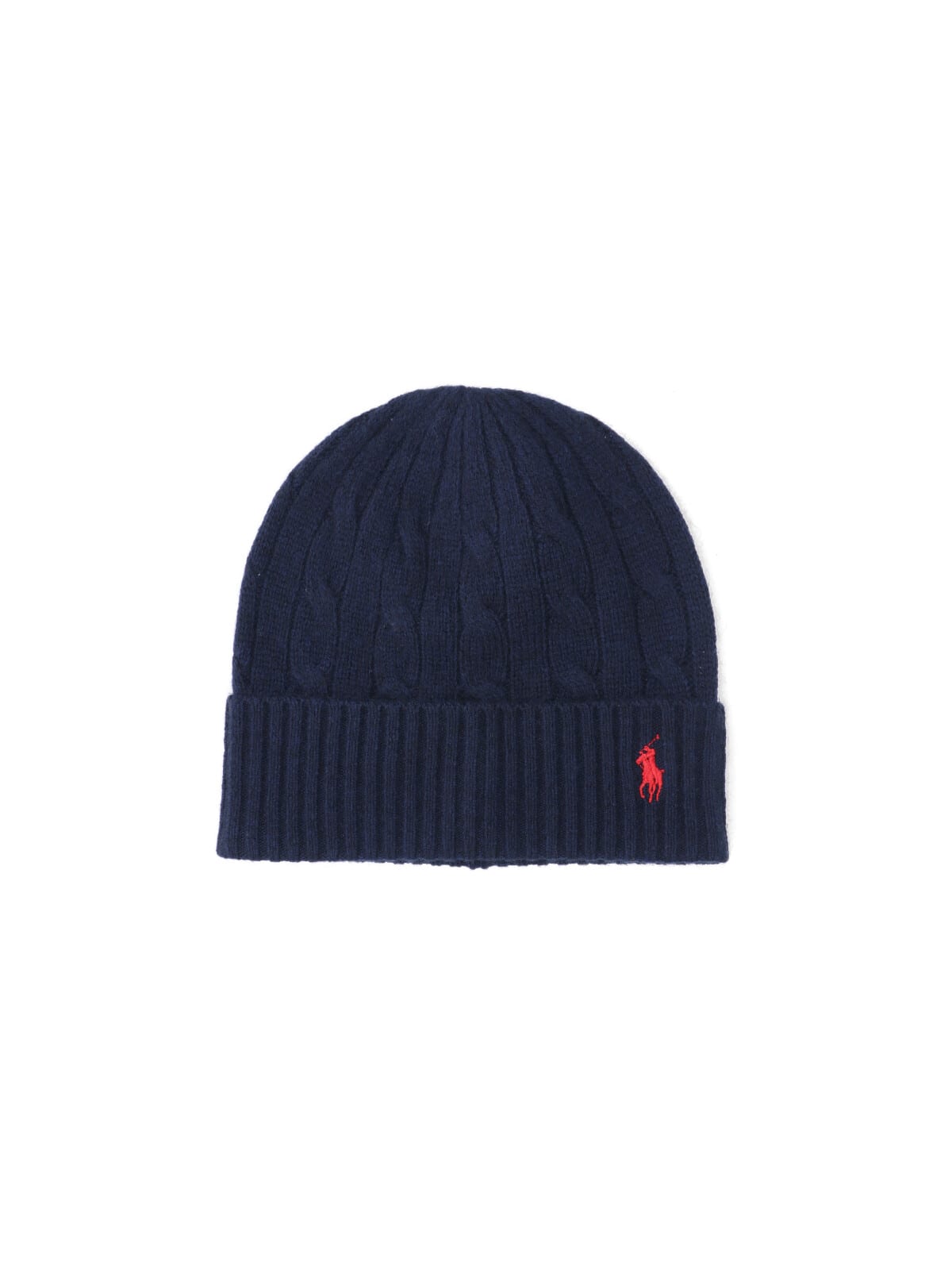 Polo Ralph Lauren Logo Beanie In Blue