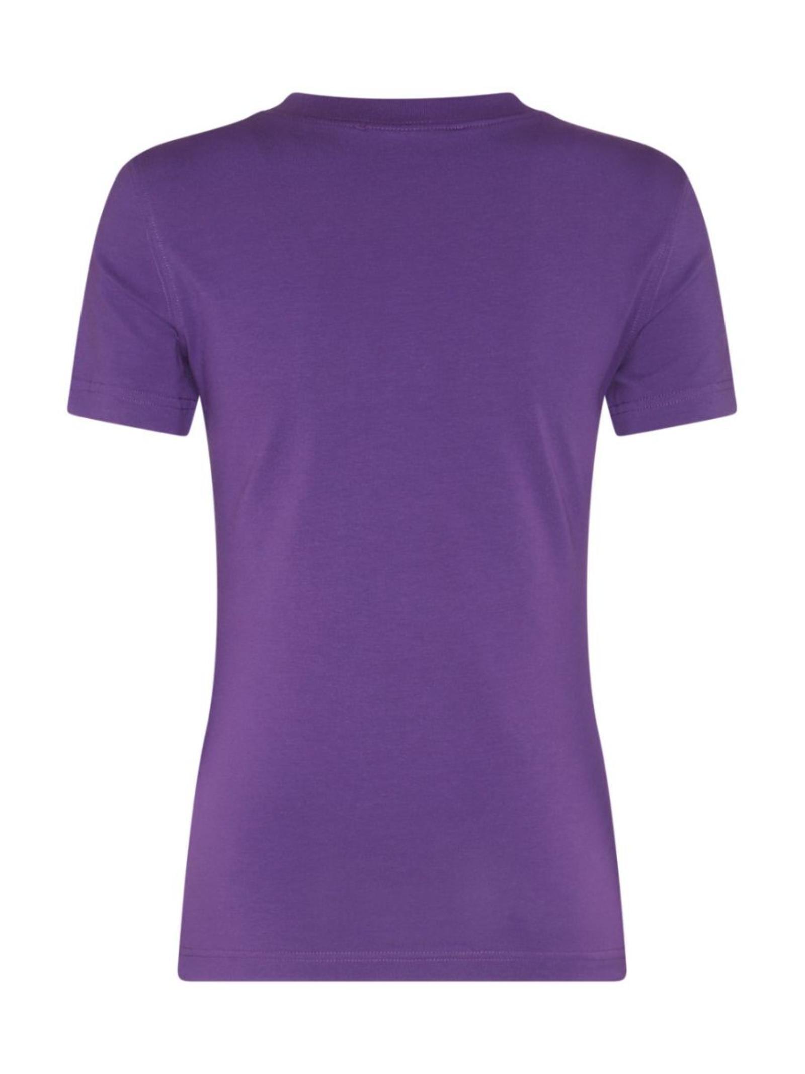 Shop Versace Jeans Couture T-shirts And Polos In Purple