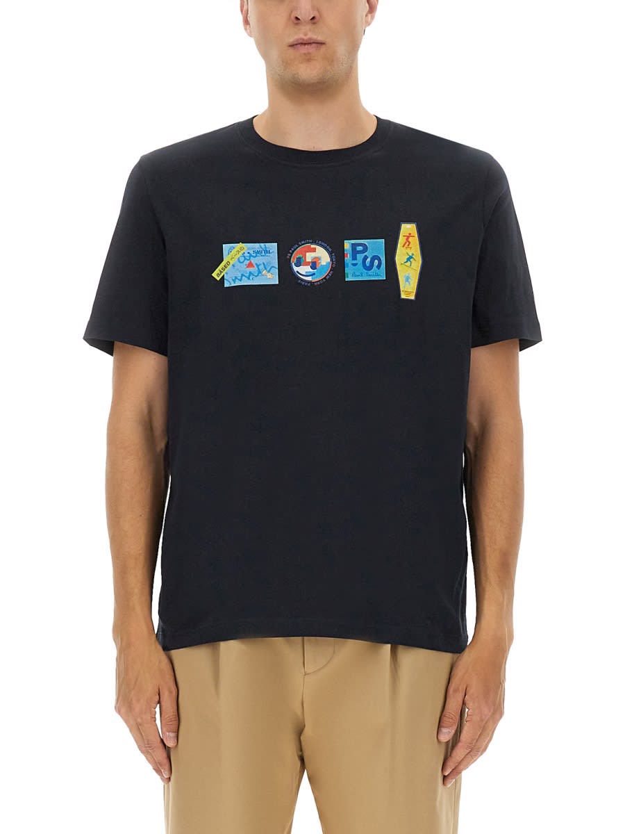 Ps By Paul Smith Ps Paul Smith Regular Fit T-shirt In Black