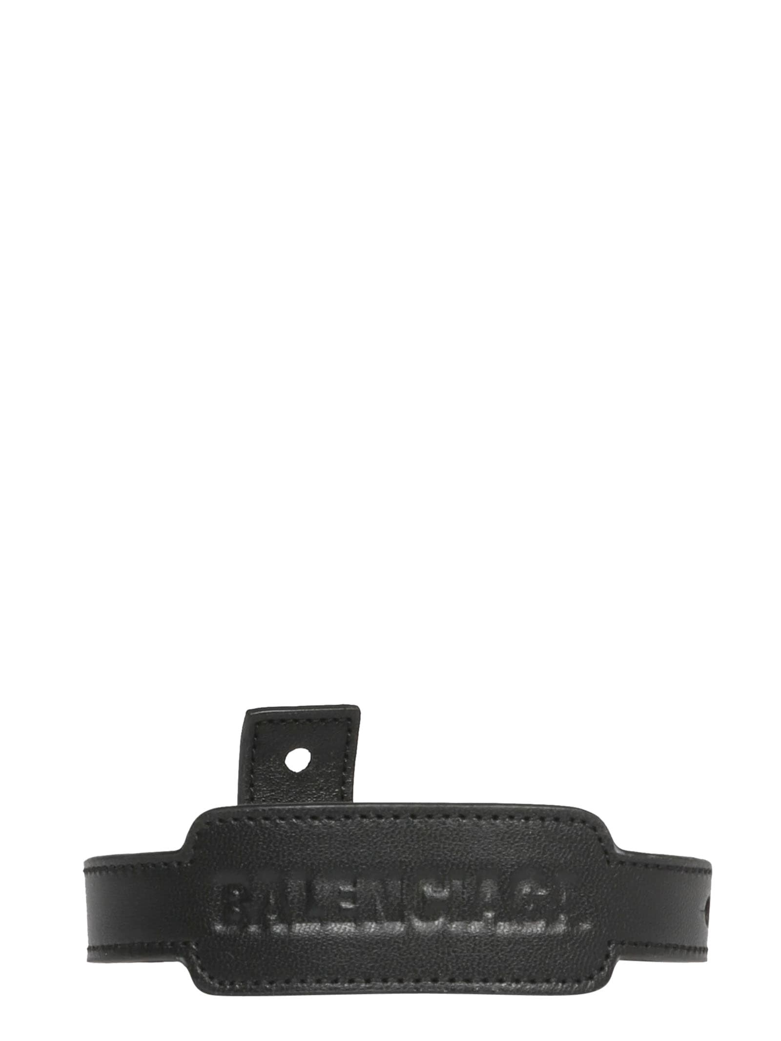 Balenciaga Cash Bracelet In Black