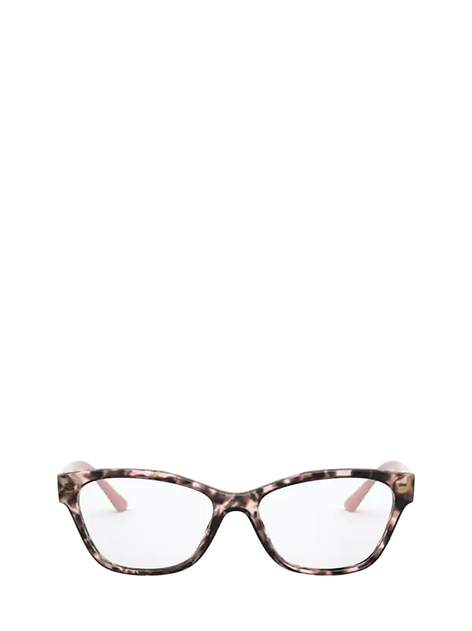 Prada 53mm Cat Eye Optical Glasses In Pink