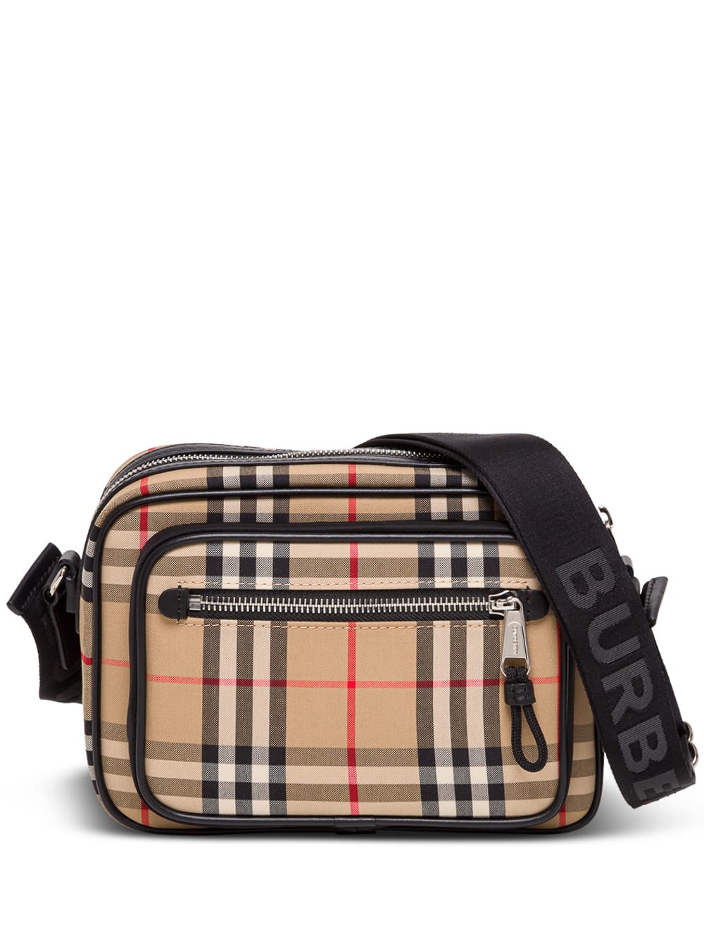 Burberry Crossbody Bag In Vintage Check Fabric