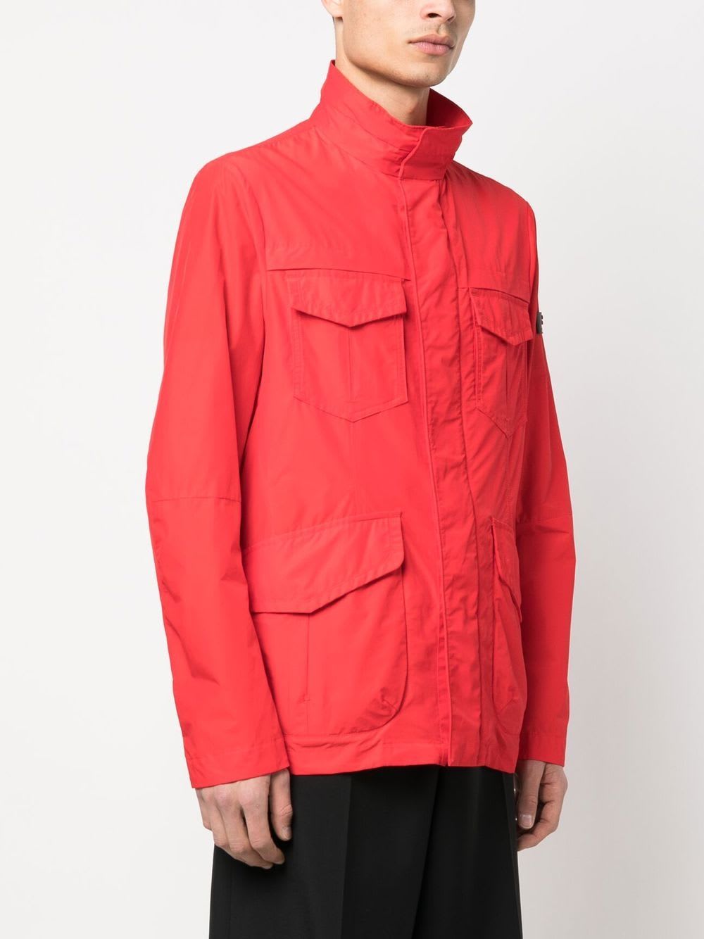 Peuterey Metal Blouson Jacket In Orange