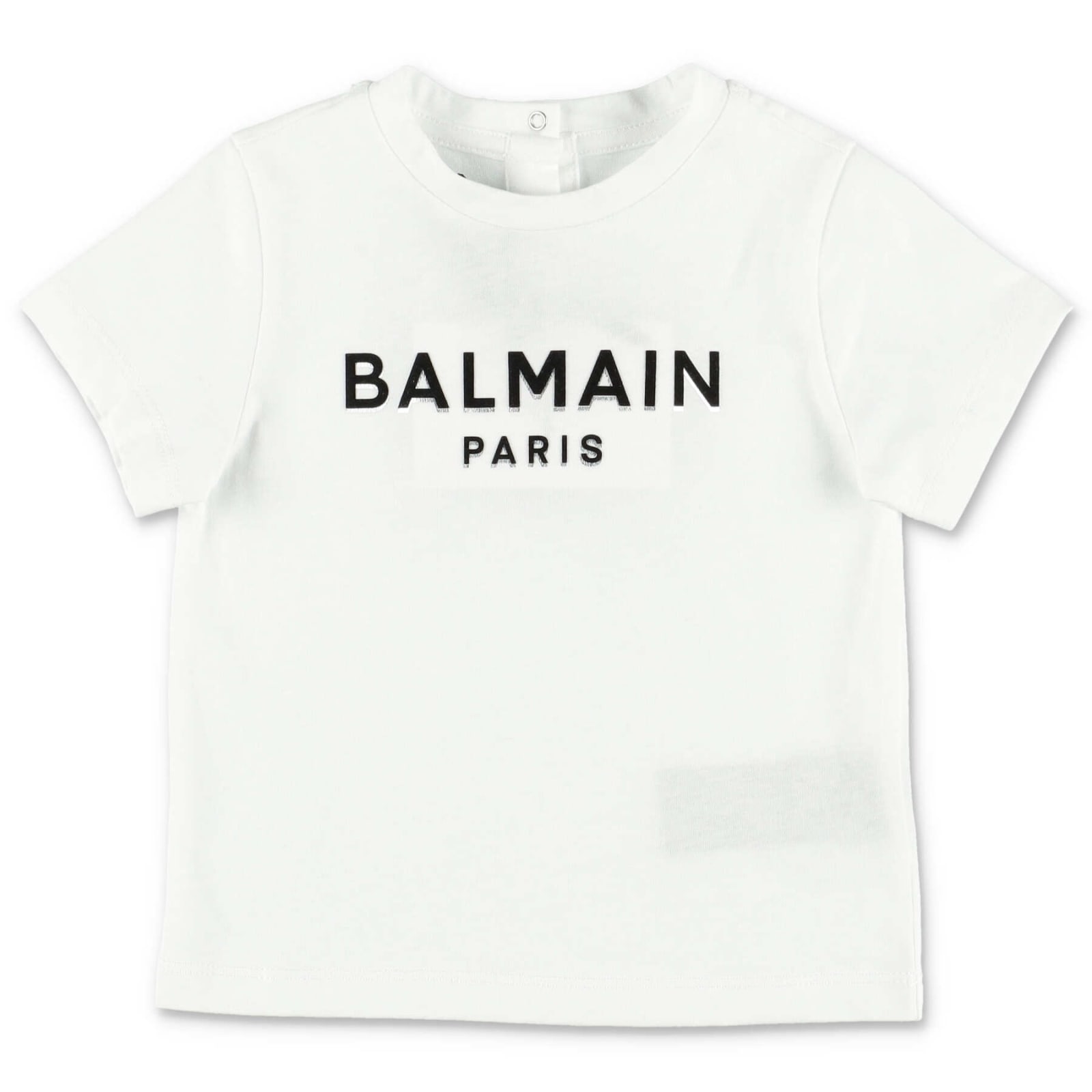 BALMAIN BALMAIN T-SHIRT BIANCA IN JERSEY DI COTONE BABY BOY