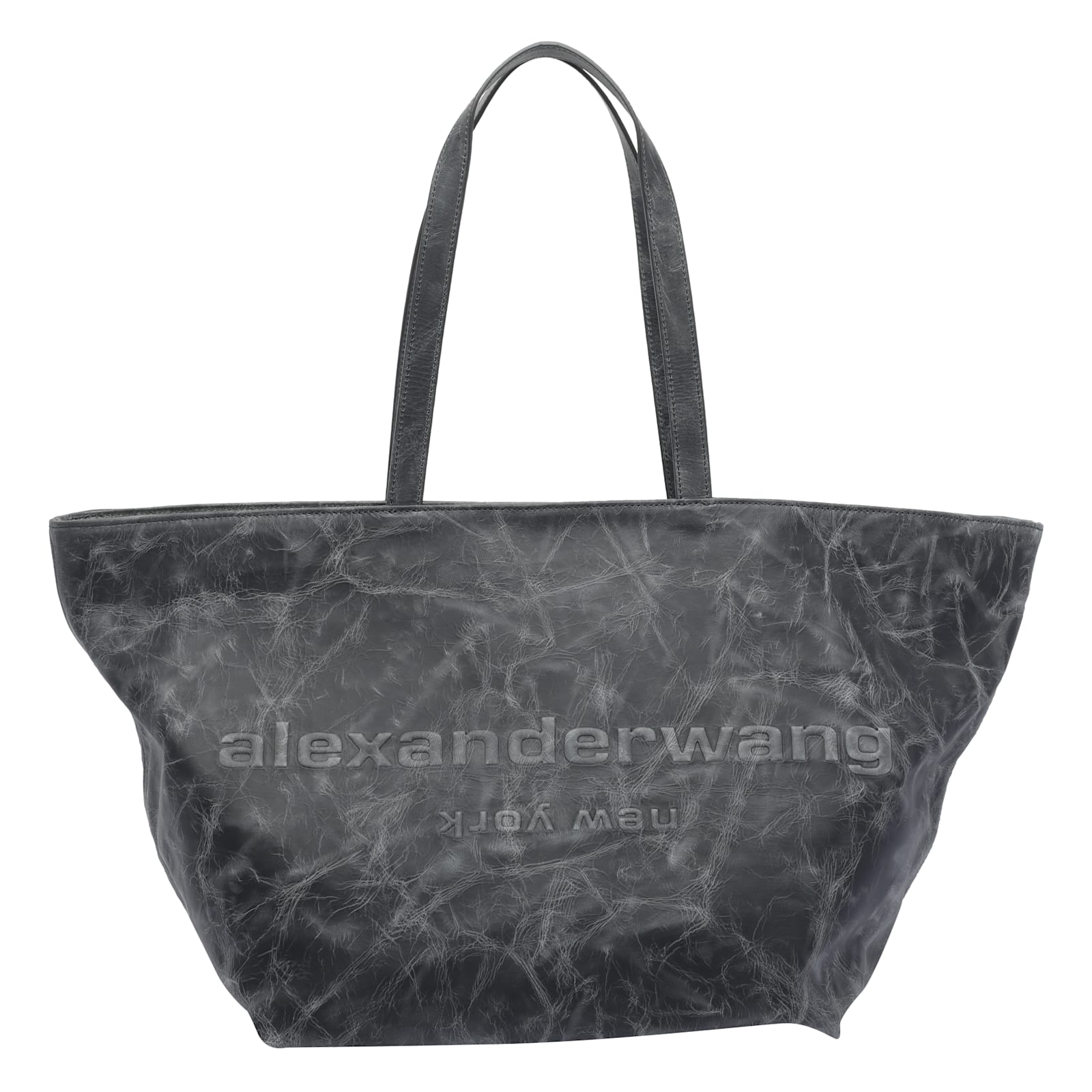 Alexander Wang Punch Tote Bag In Gray