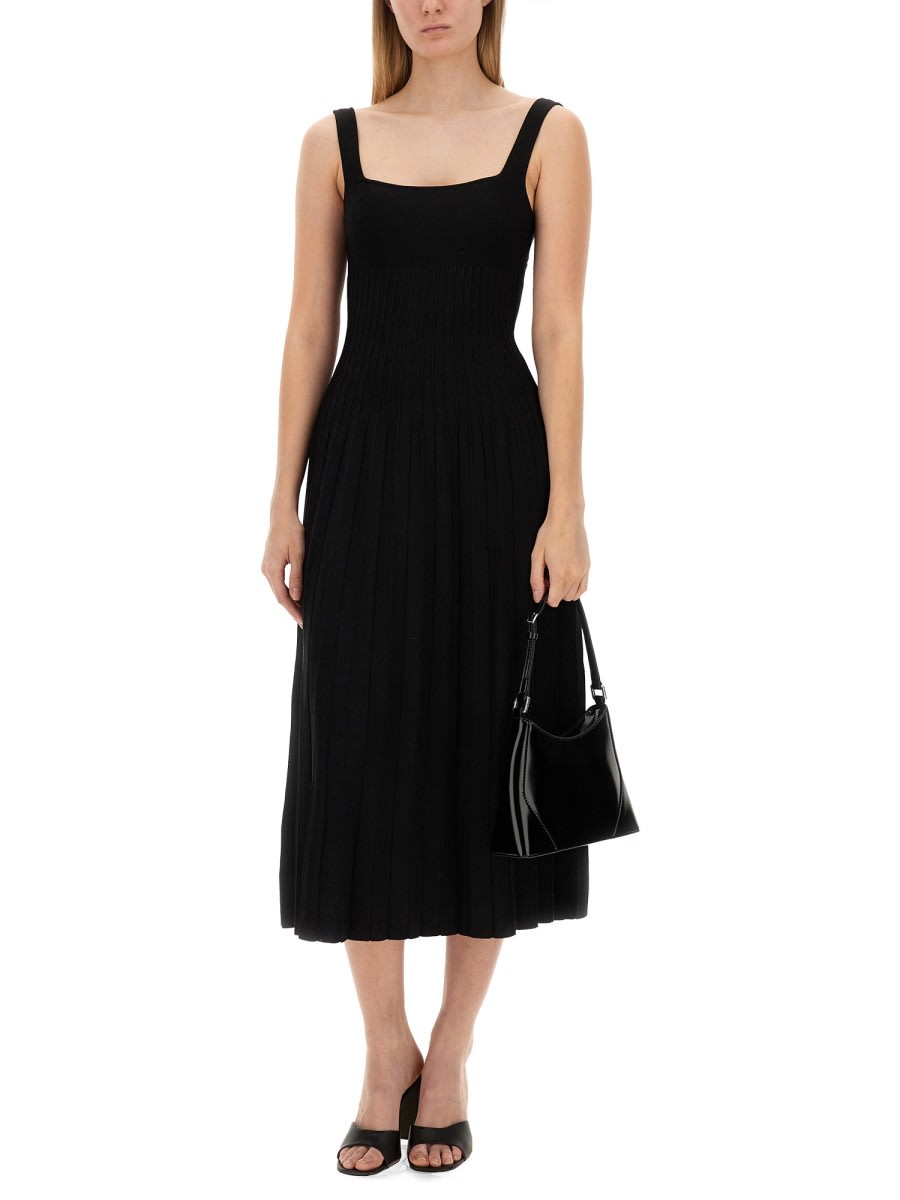 Shop Staud Ellison Dress In Black