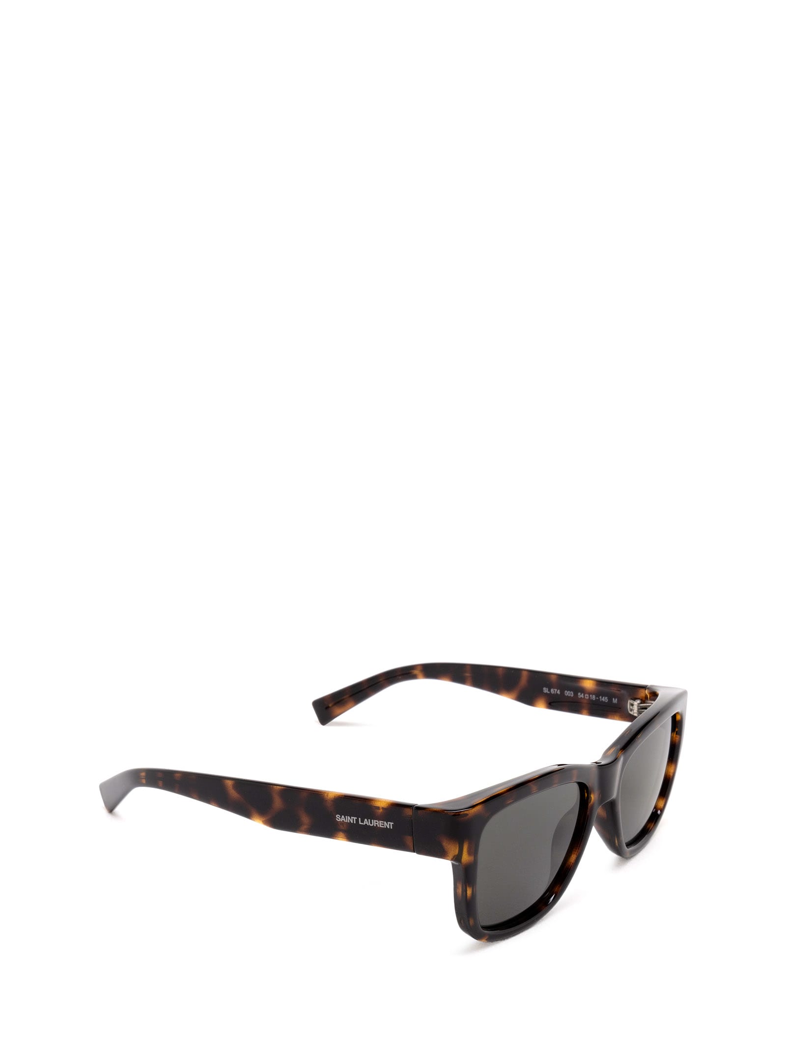Shop Saint Laurent Sl 674 Havana Sunglasses