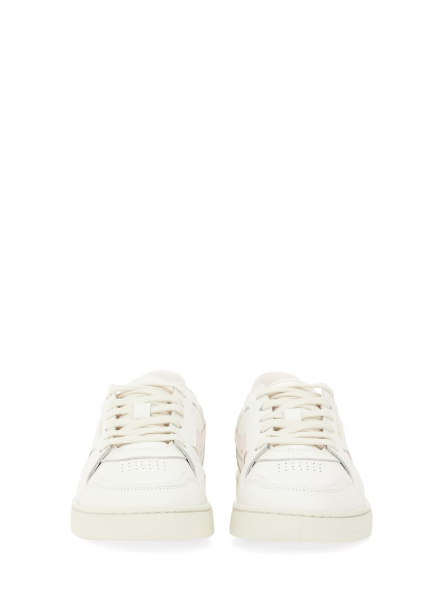 Shop Axel Arigato Dice Stripe Sneaker In White
