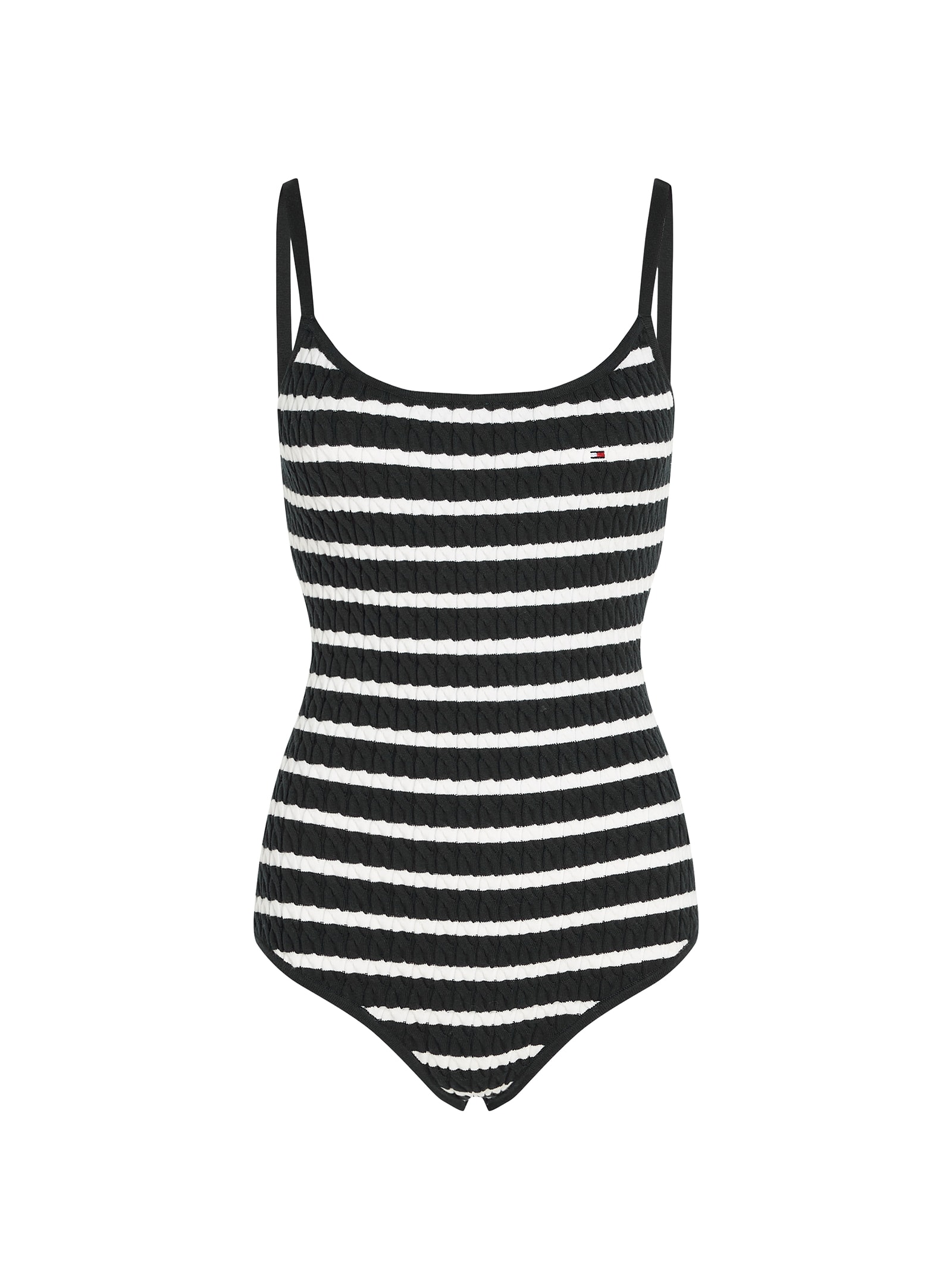 Striped One-piece Swimsuit