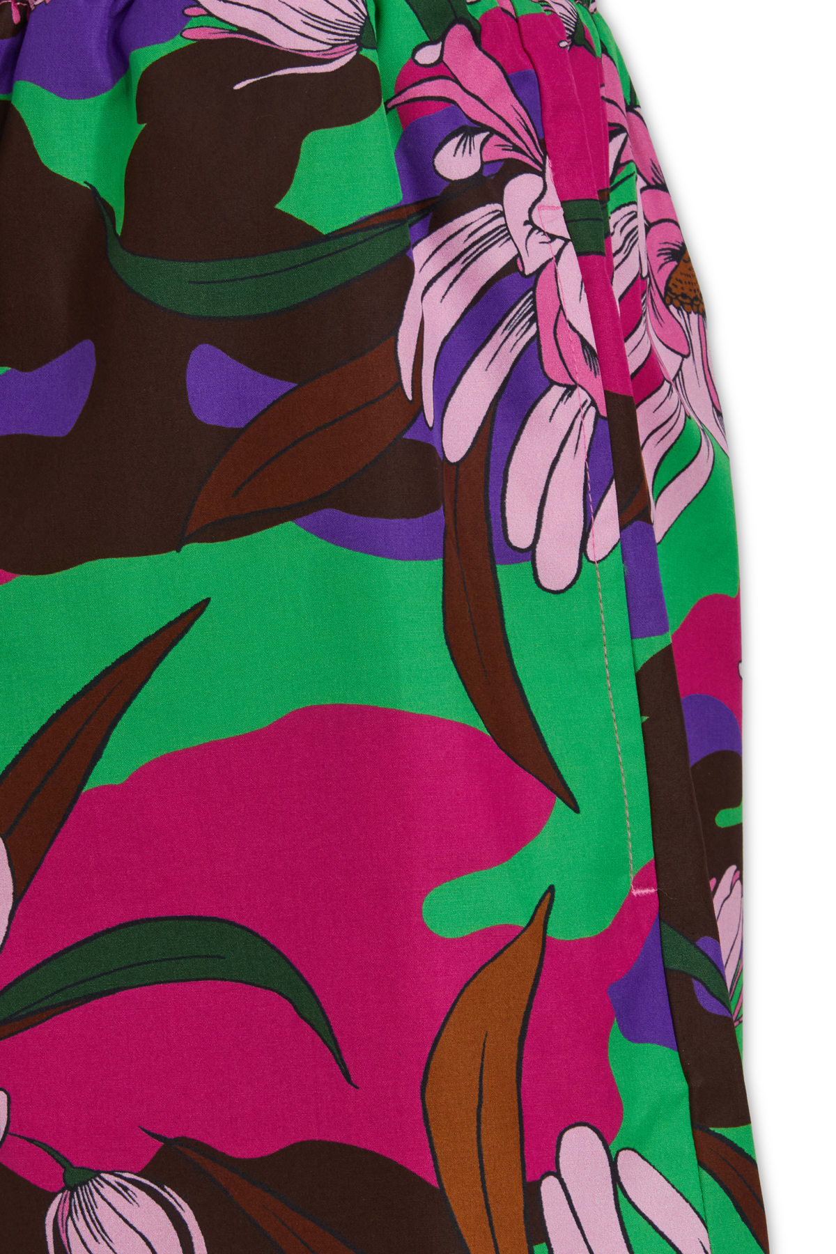 Moncler Multicoloured Floral Drawstring Shorts In F57