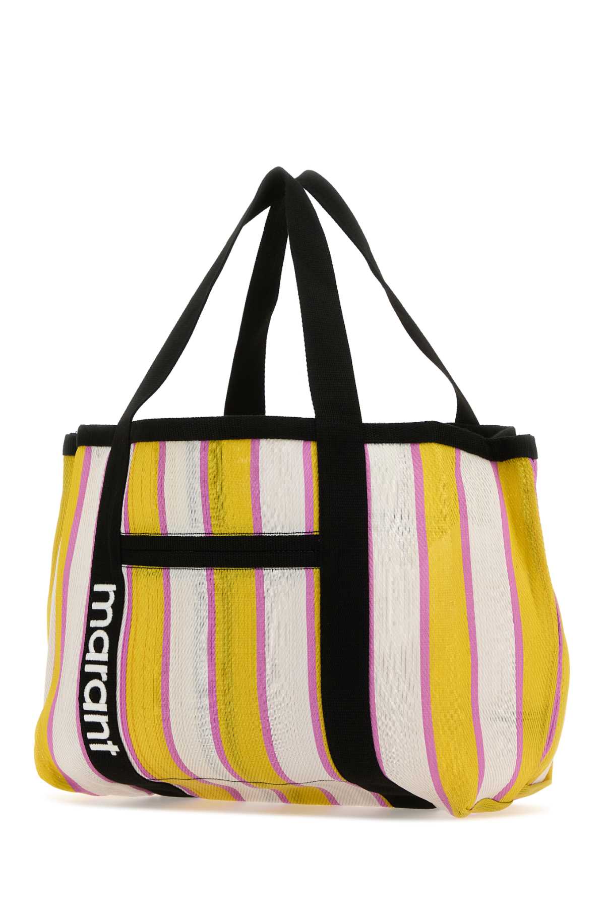 Shop Isabel Marant Multicolor Nylon Darwen Shopping Bag In Yellow