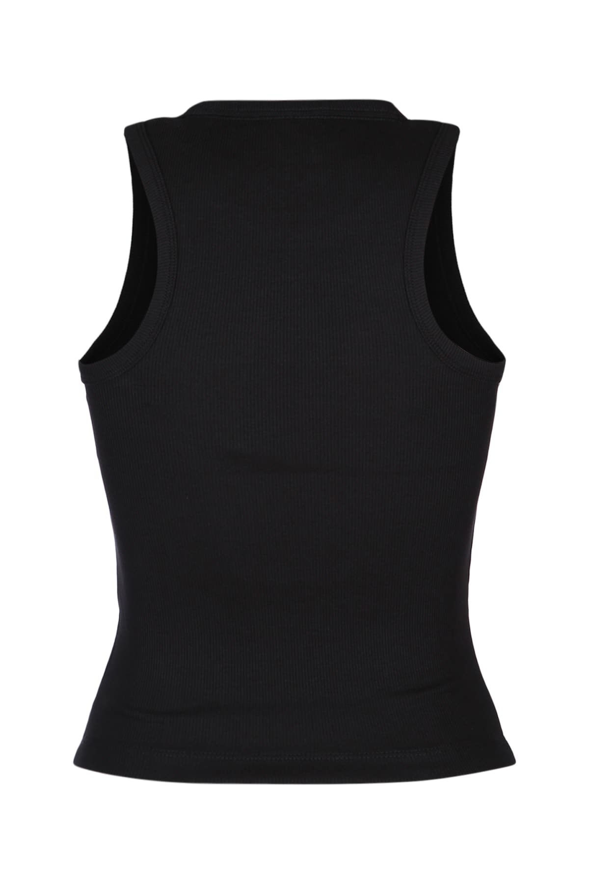 Tommy Jeans Slim Script Tank In Black