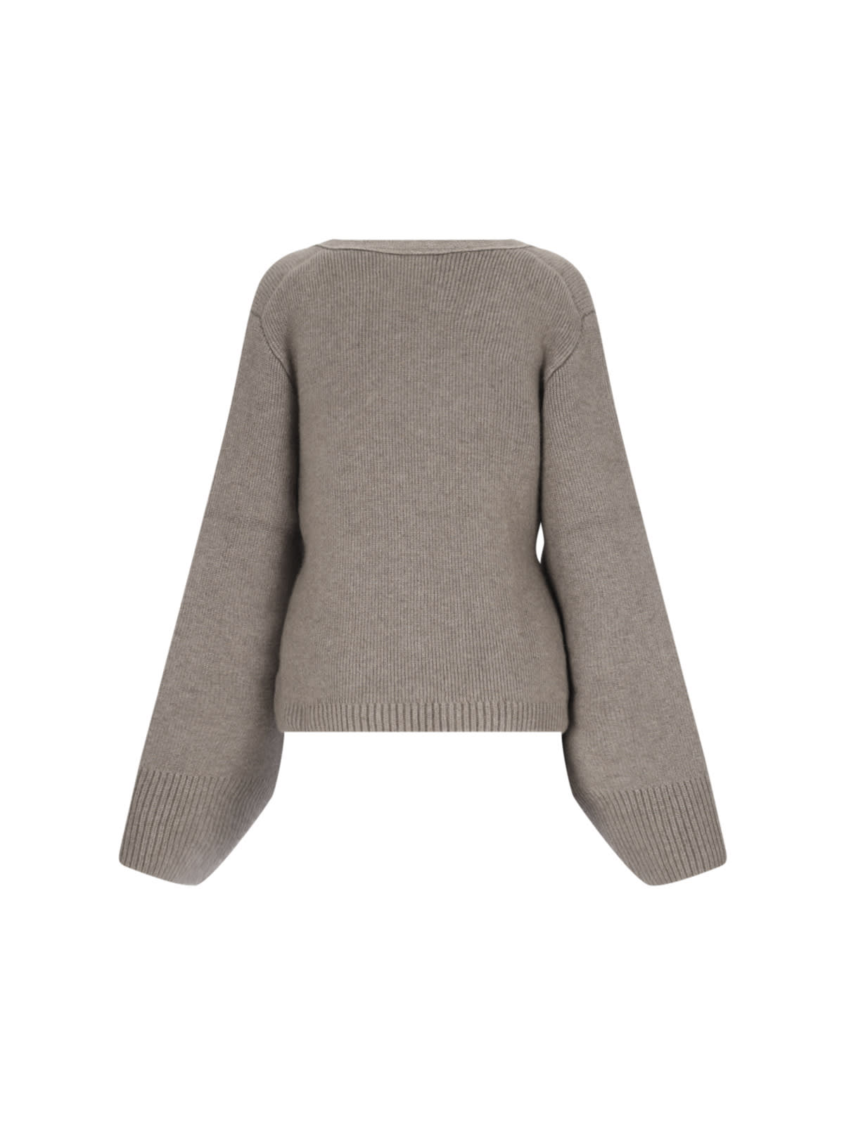Khaite Scarlet Cashmere-blend Cardigan In Brown