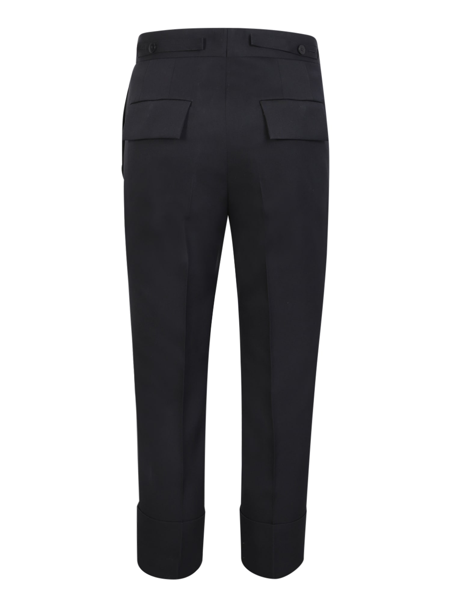 Shop Sapio Straight-leg Trousers In Black