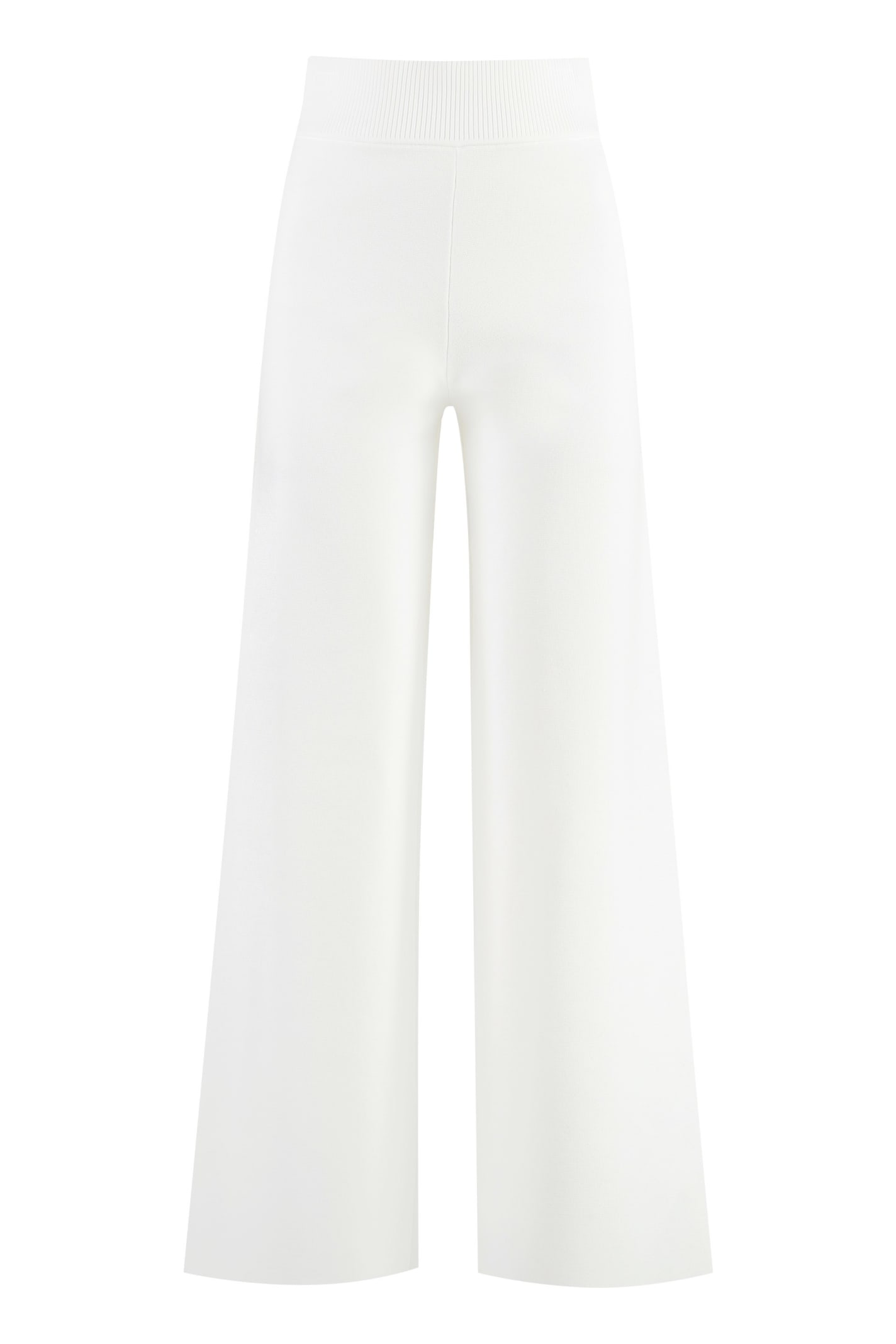 Shop P.a.r.o.s.h Knitted Trousers In White