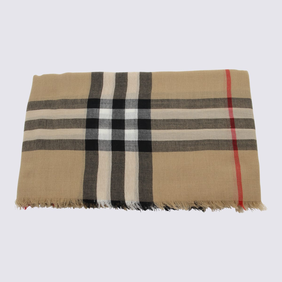 Burberry Archive Beige Wool Scarf