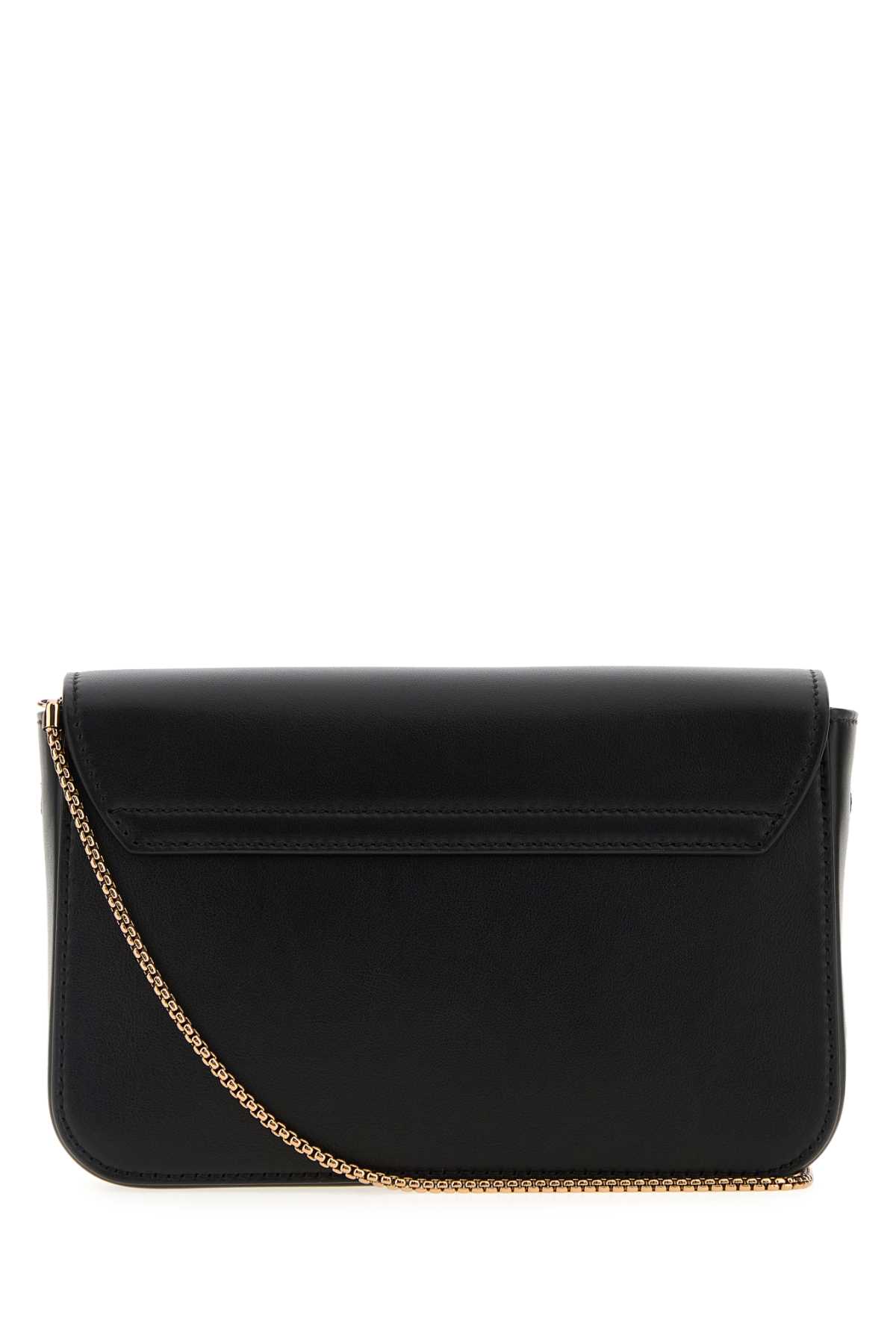 Tod's Black Leather Micro Crossbody Bag In Black