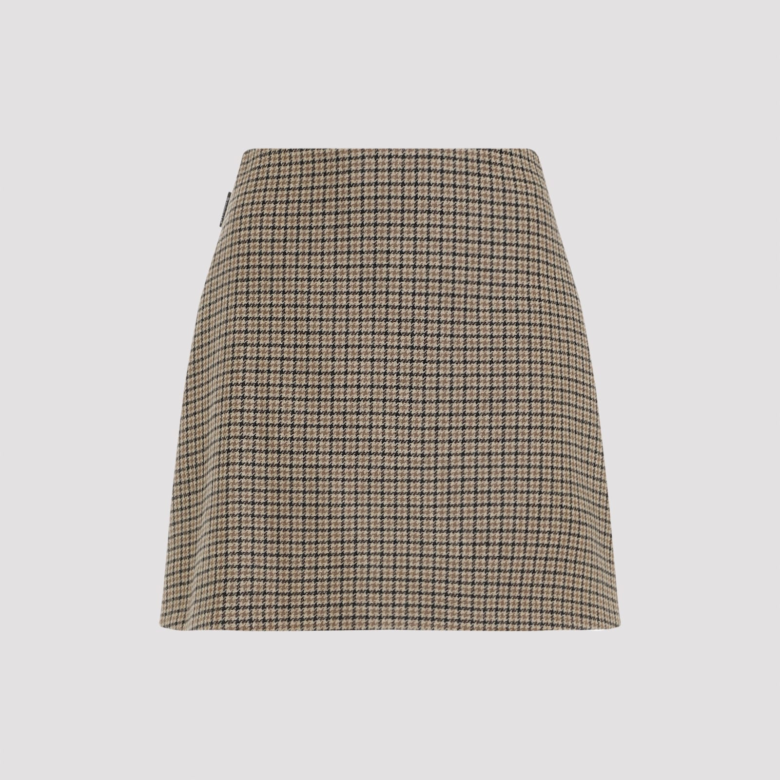 Virgin Wool Mini Skirt