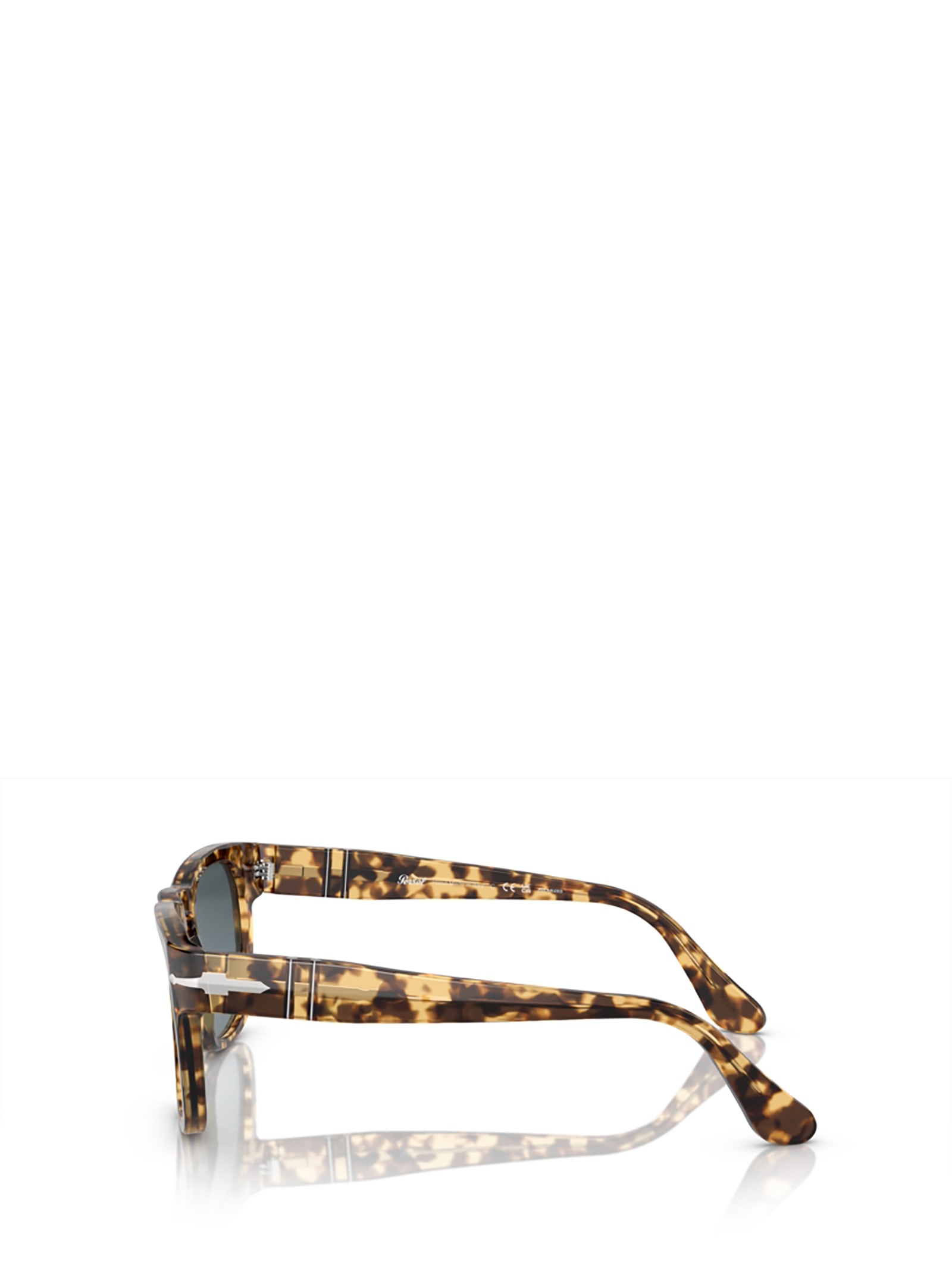 Shop Persol Po3333s Beige Tortoise Sunglasses