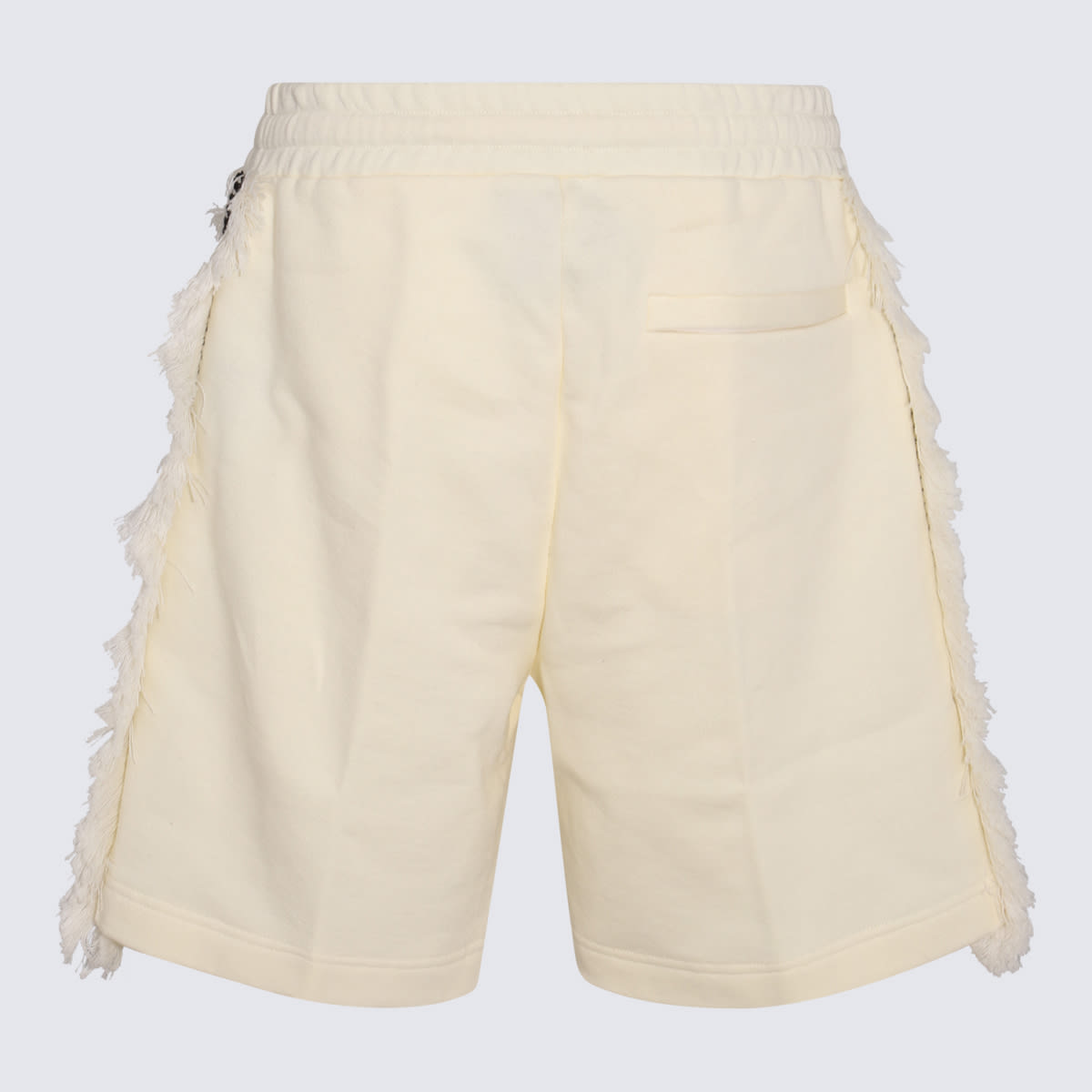 Cream Cotton Shorts