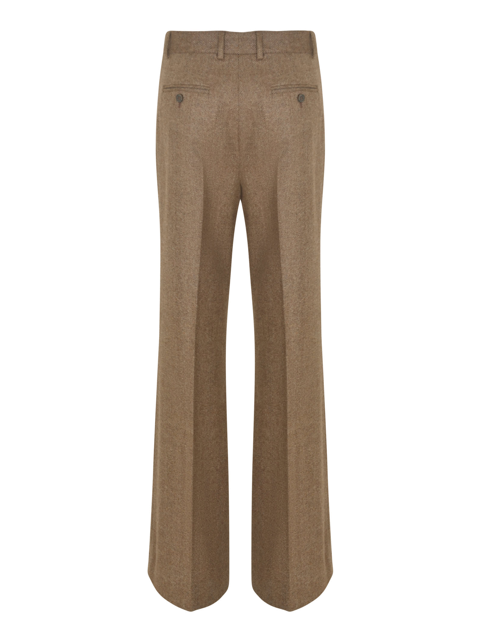 Shop Ql2 Ottavia Trousers In Beige