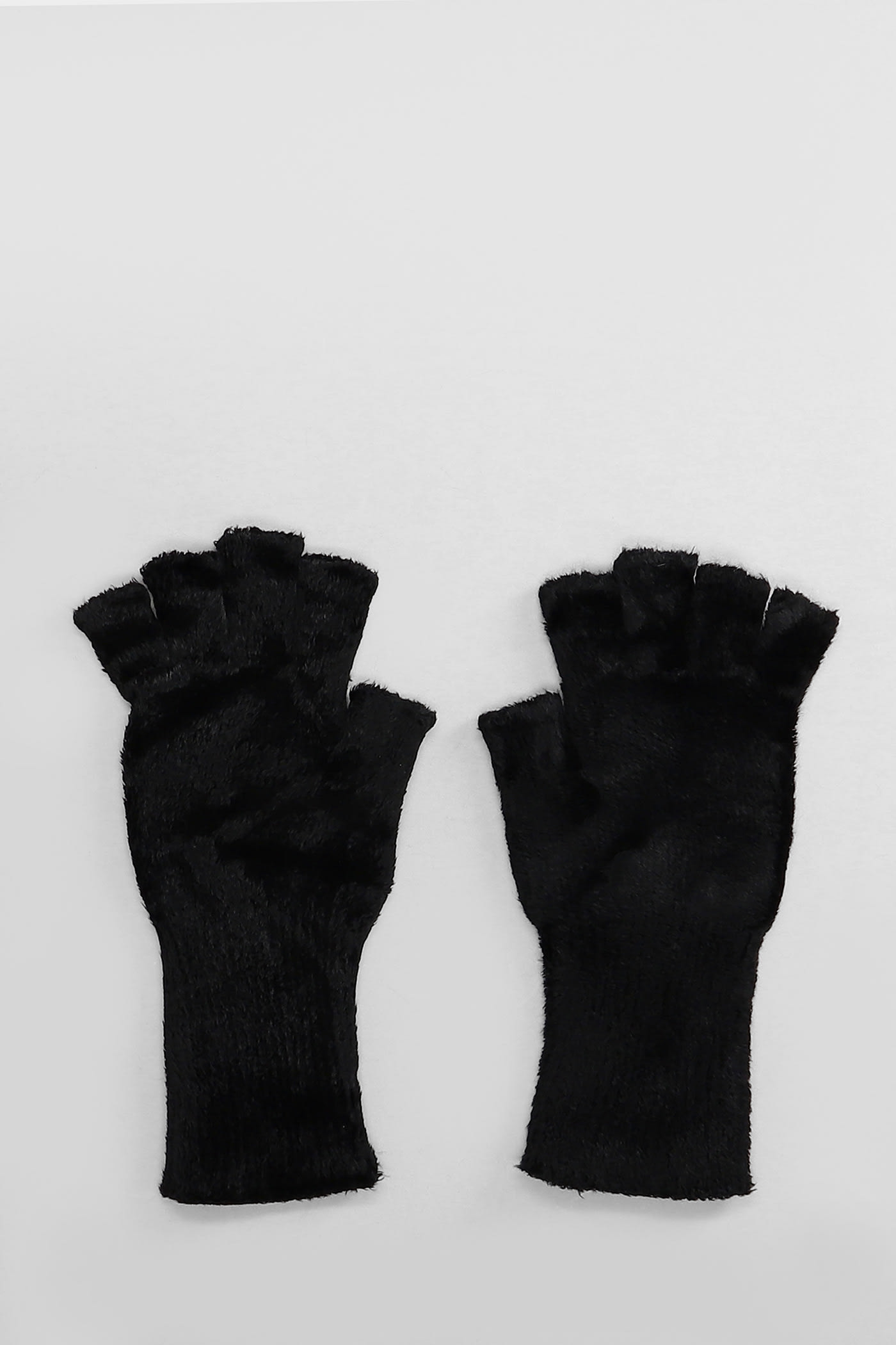 Shop Sapio N23 Gloves In Black Viscose