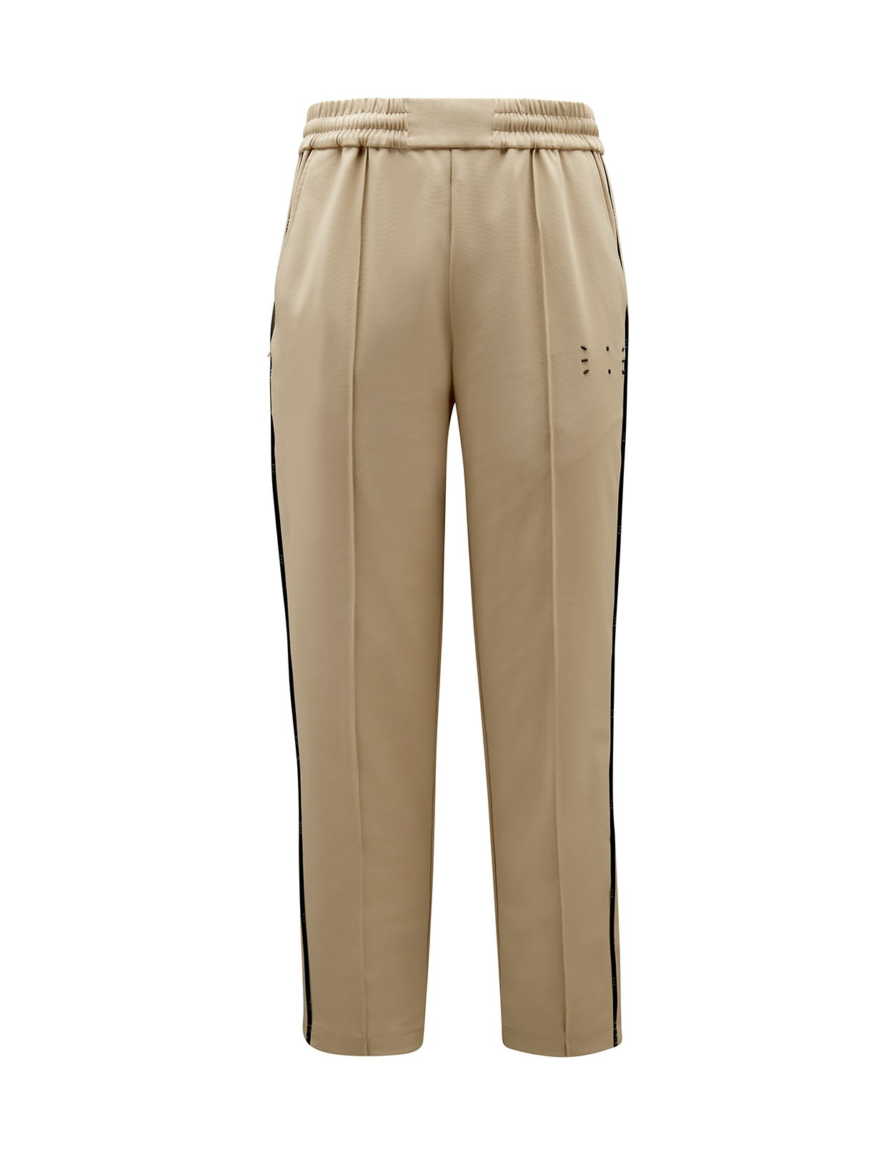 McQ Alexander McQueen Man Joggers In Beige Technical Fabric With Logo