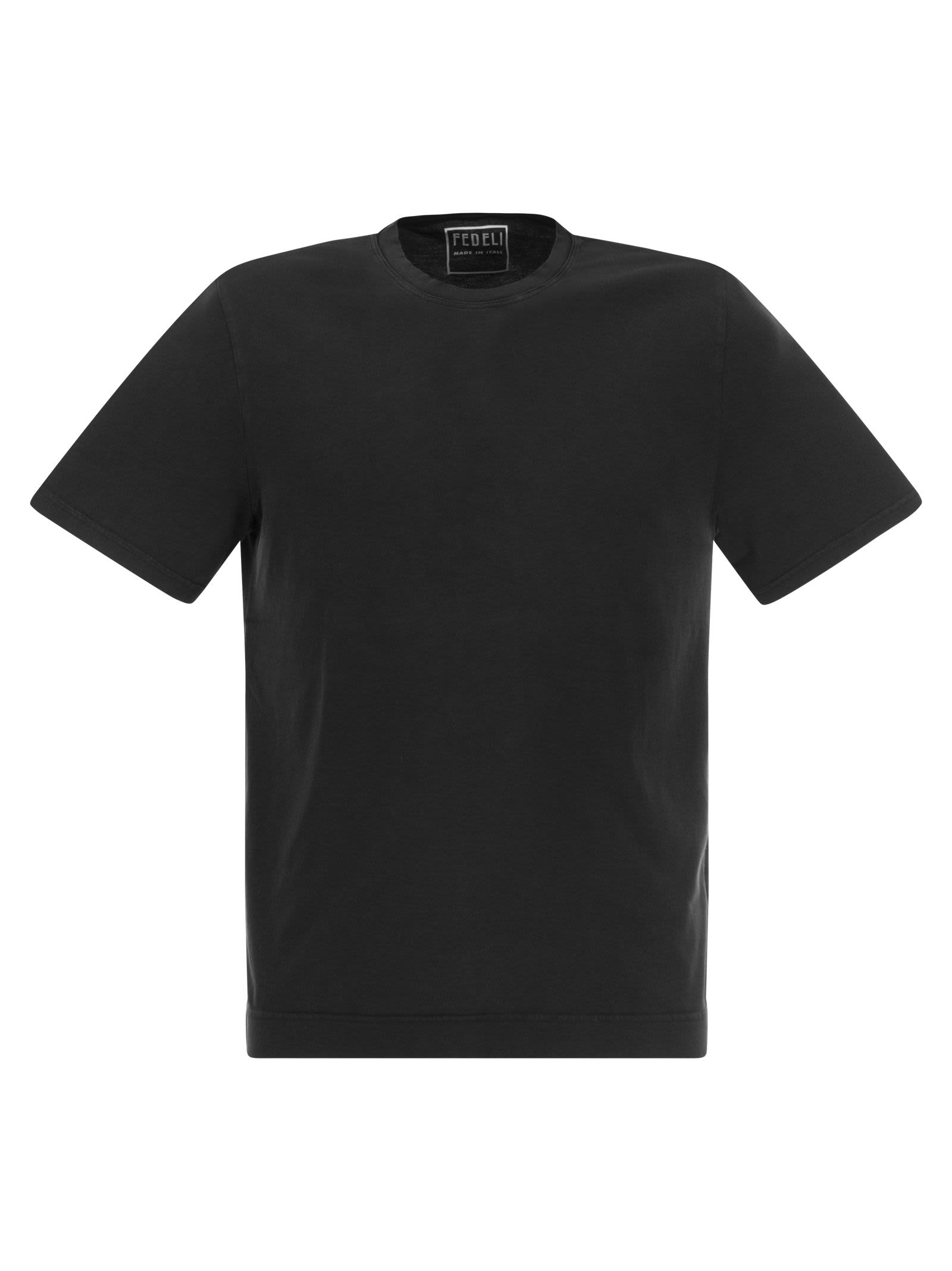 Crew-neck Cotton T-shirt