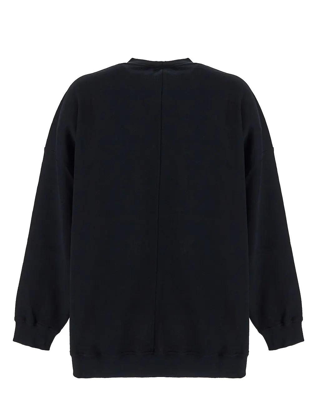 Shop Rick Owens Jumbo Sweatshirt In Black