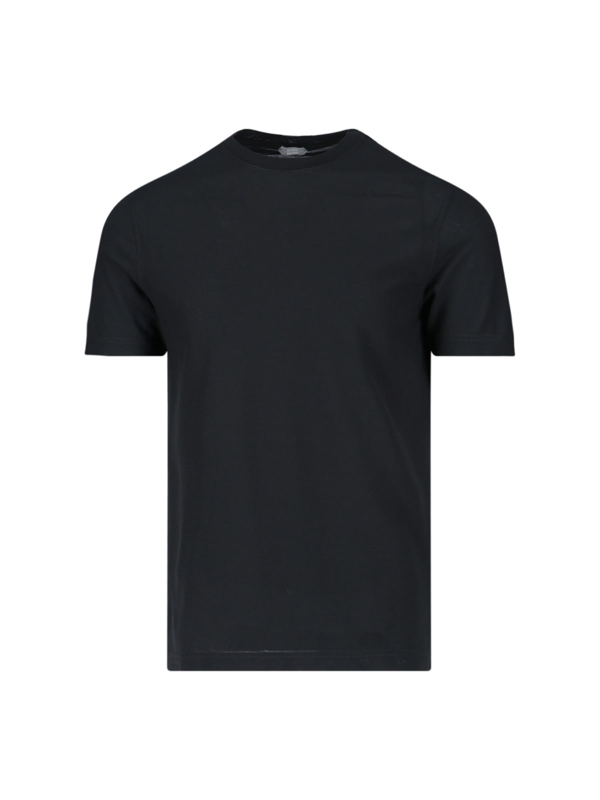 Shop Zanone Icecotton T-shirt In Black
