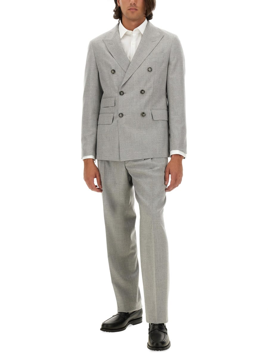 Shop Hugo Boss Heston Suit In Grey