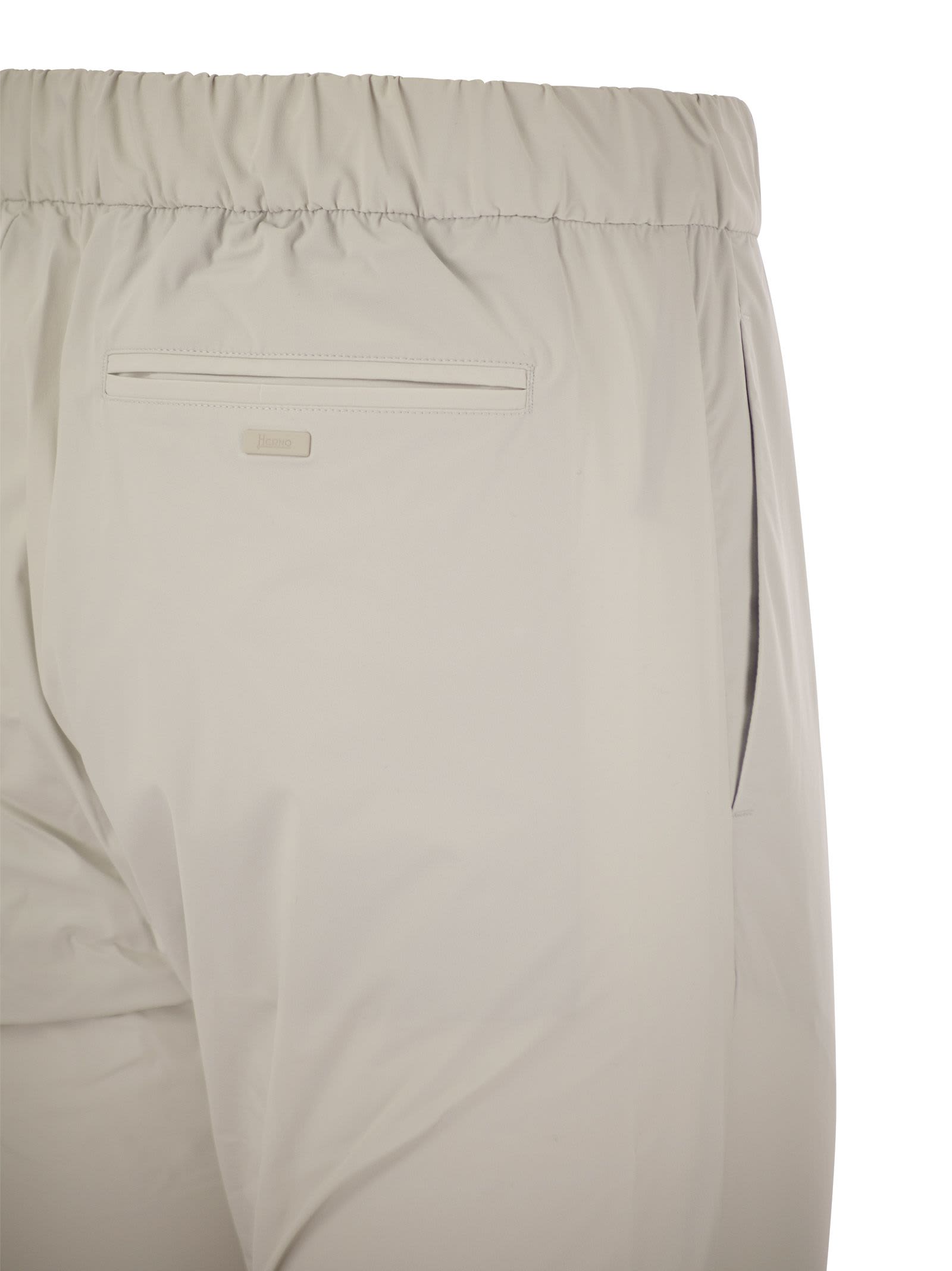 Shop Herno Ultralight Laminar Trousers In Chantilly