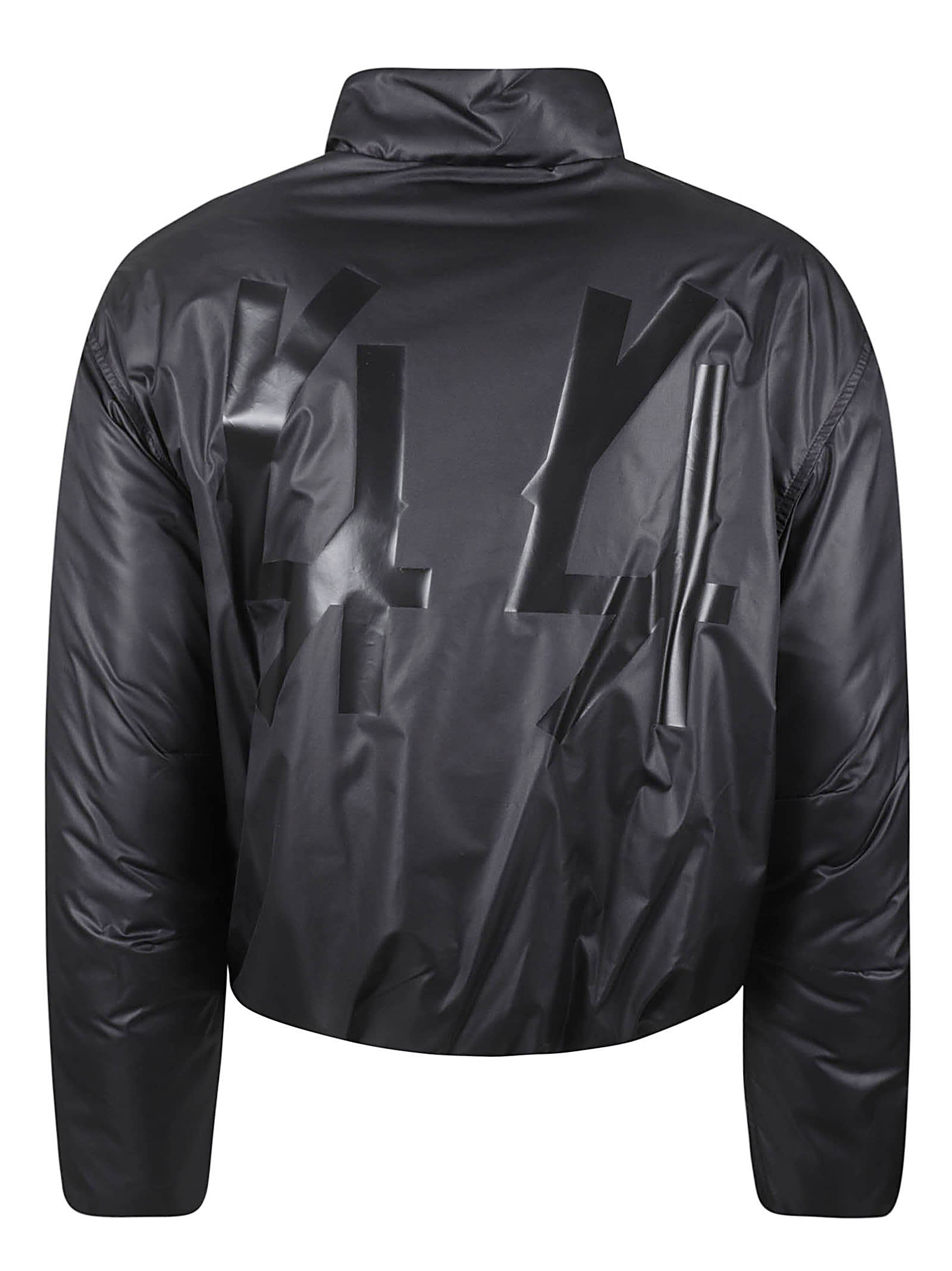 Shop 44 Label Group Logo Detail Zip Jacket In Black