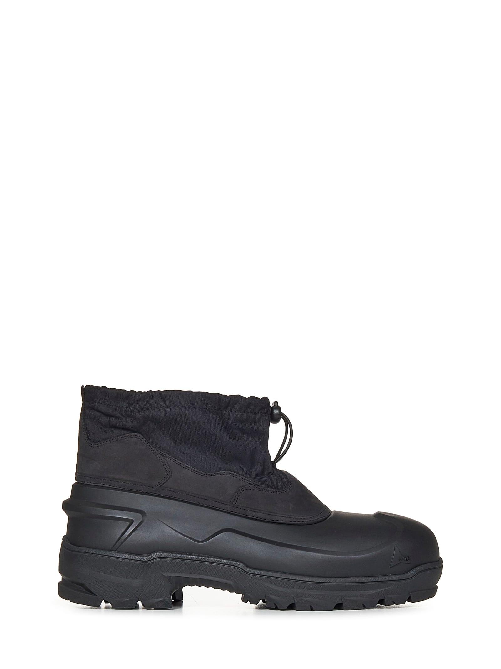 Shop Roa Low Top Rubber Boots In Black