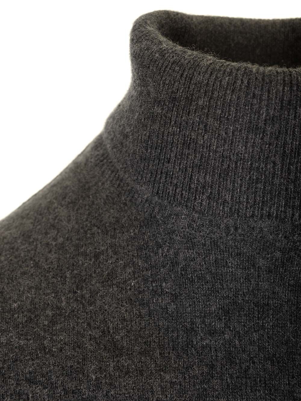 Shop 7 For All Mankind Cashmere Turtleneck Sweater In Grey