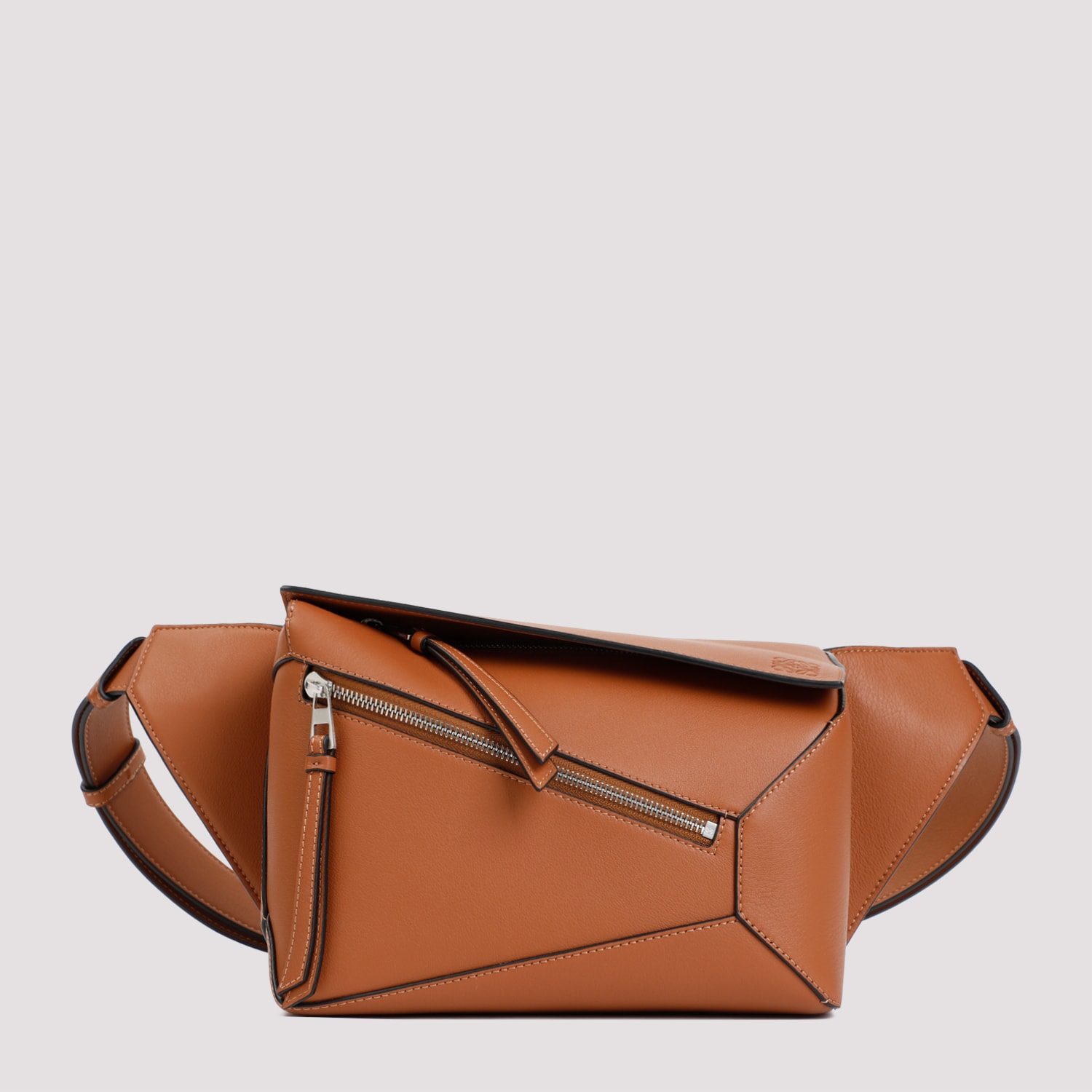 Shop Loewe Puzzle Edge Small Bumbag In Tan